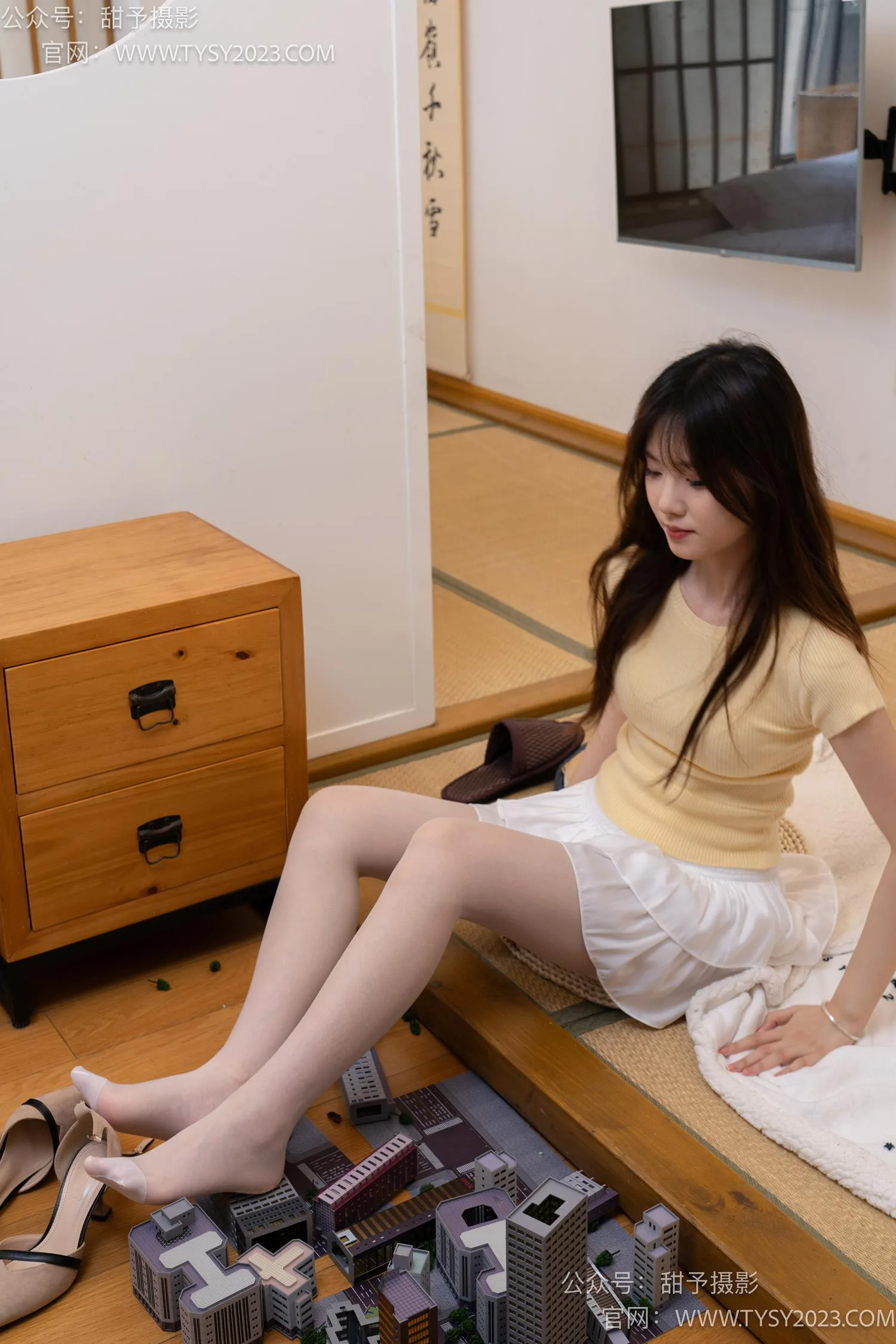 甜予摄影 NO.066 璇璇-高跟鞋、肉丝、裸足、小人国剧情[134P/2V/11.8GB] - 6