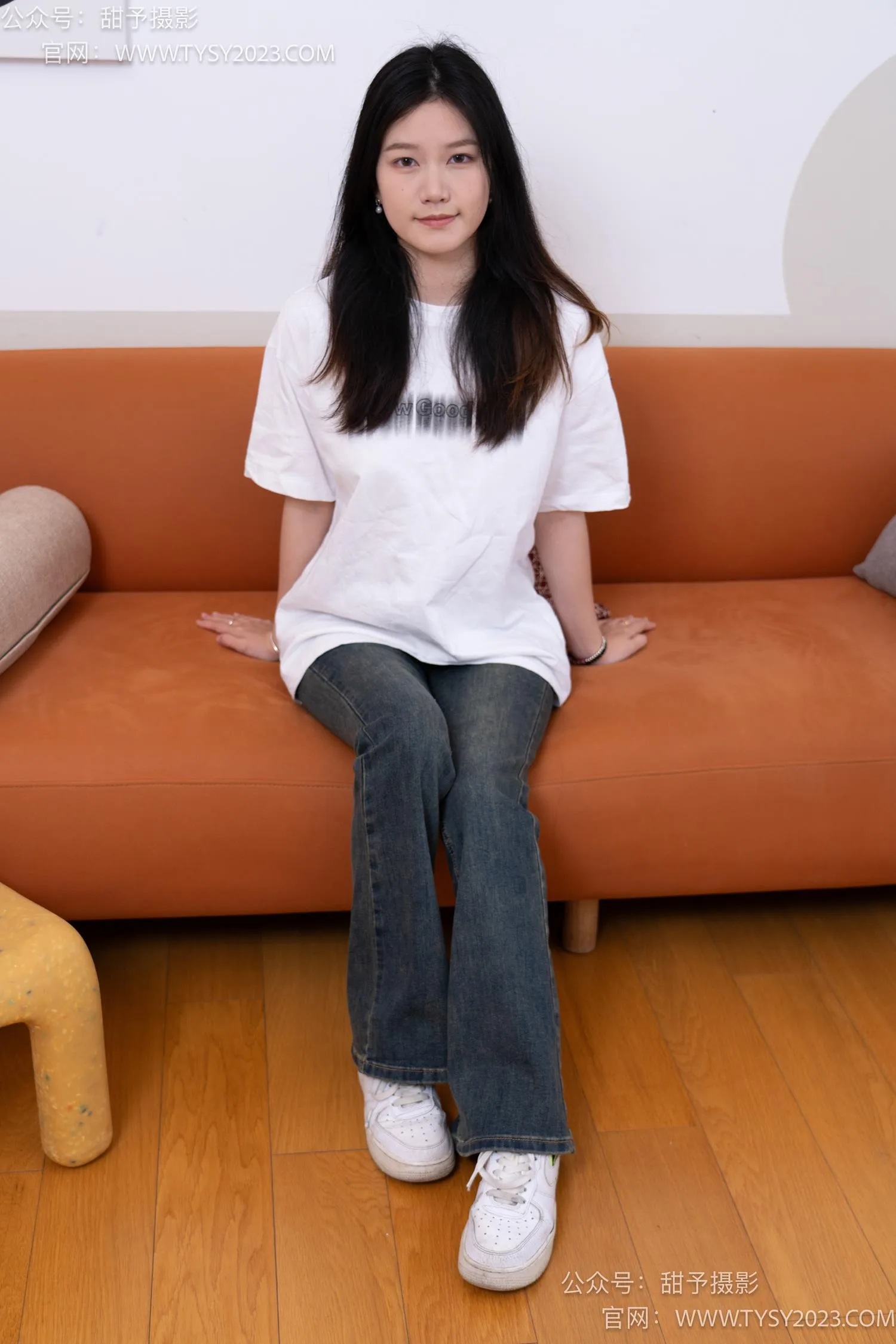 甜予摄影 NO.070 松松-板鞋、白棉袜、裸足[122P/2V/9.74GB] - 5