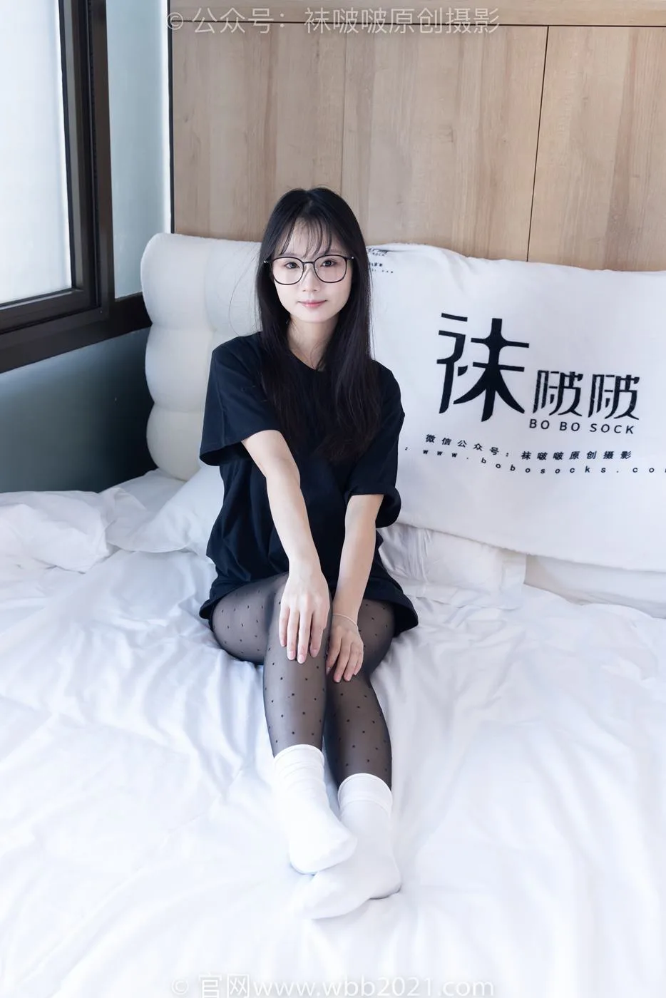 [BoBoSocks袜啵啵]NO.418 甜甜圈-板鞋、白棉袜、波点黑丝[145P/1V/5.87GB] - 3