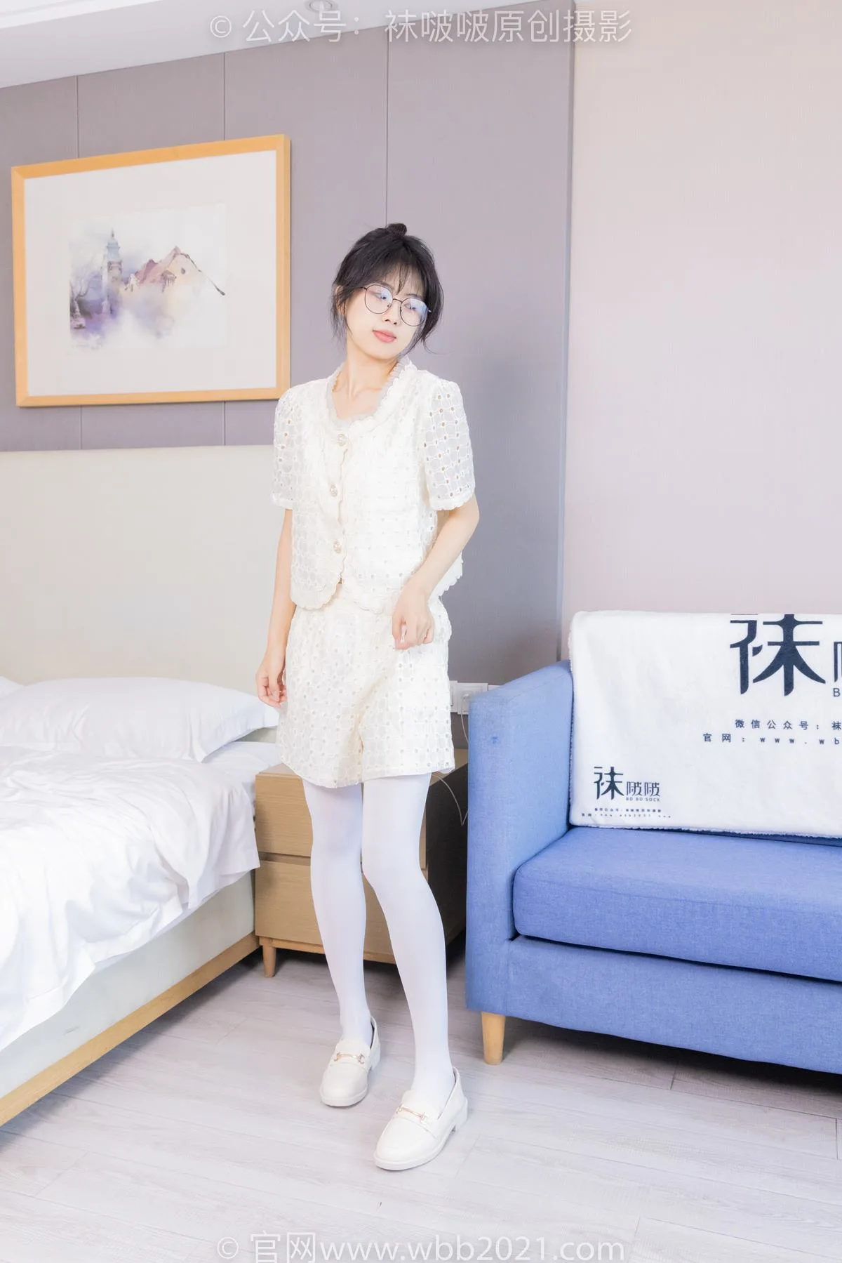 [BoBoSocks袜啵啵]NO.421 奶油-皮鞋、厚白丝、瑜伽动作时老头乐挠脚剧情[140P/1V/6.20GB] - 2