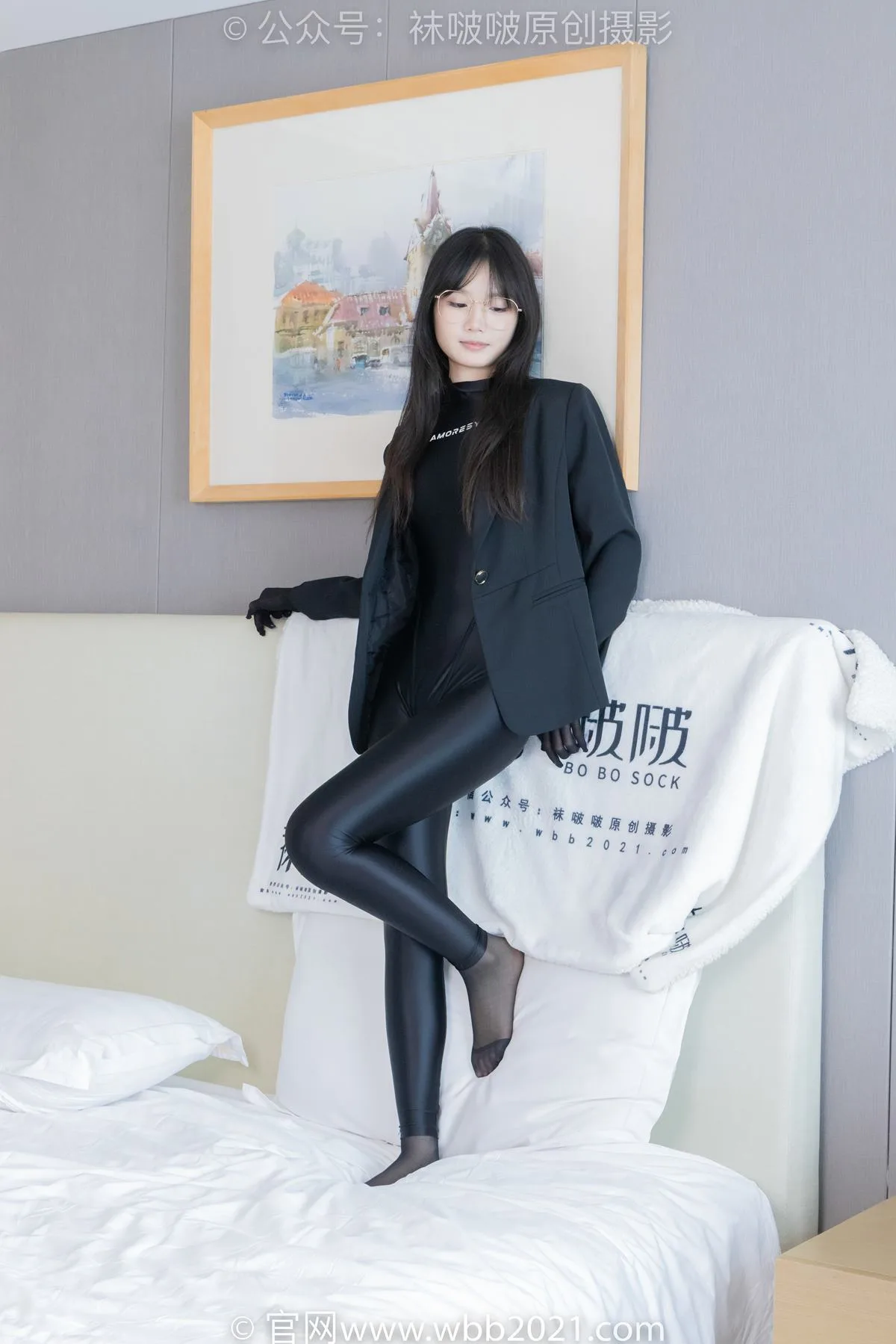 [BoBoSocks袜啵啵]NO.423 甜甜圈-长靴、黑丝、连体衣裤里丝[145P/1V/6.77GB] - 2