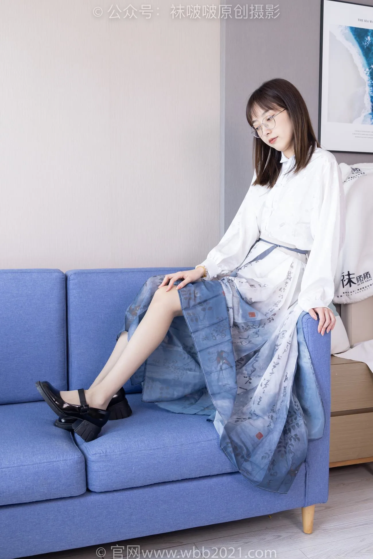 [BoBoSocks袜啵啵]NO.428 稚予-皮鞋、灰丝[150P/1V/6.05GB] - 1