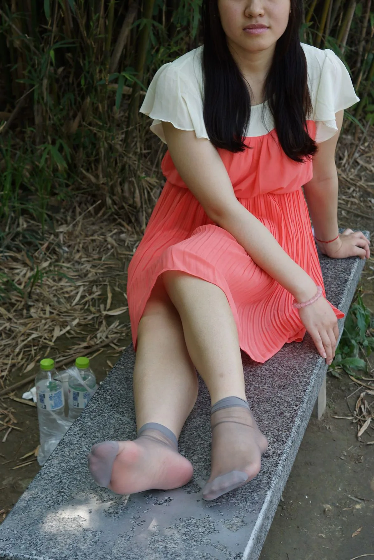 自由摄影 No.326 静静 水晶灰丝挑鞋 [66P/198MB] - 2