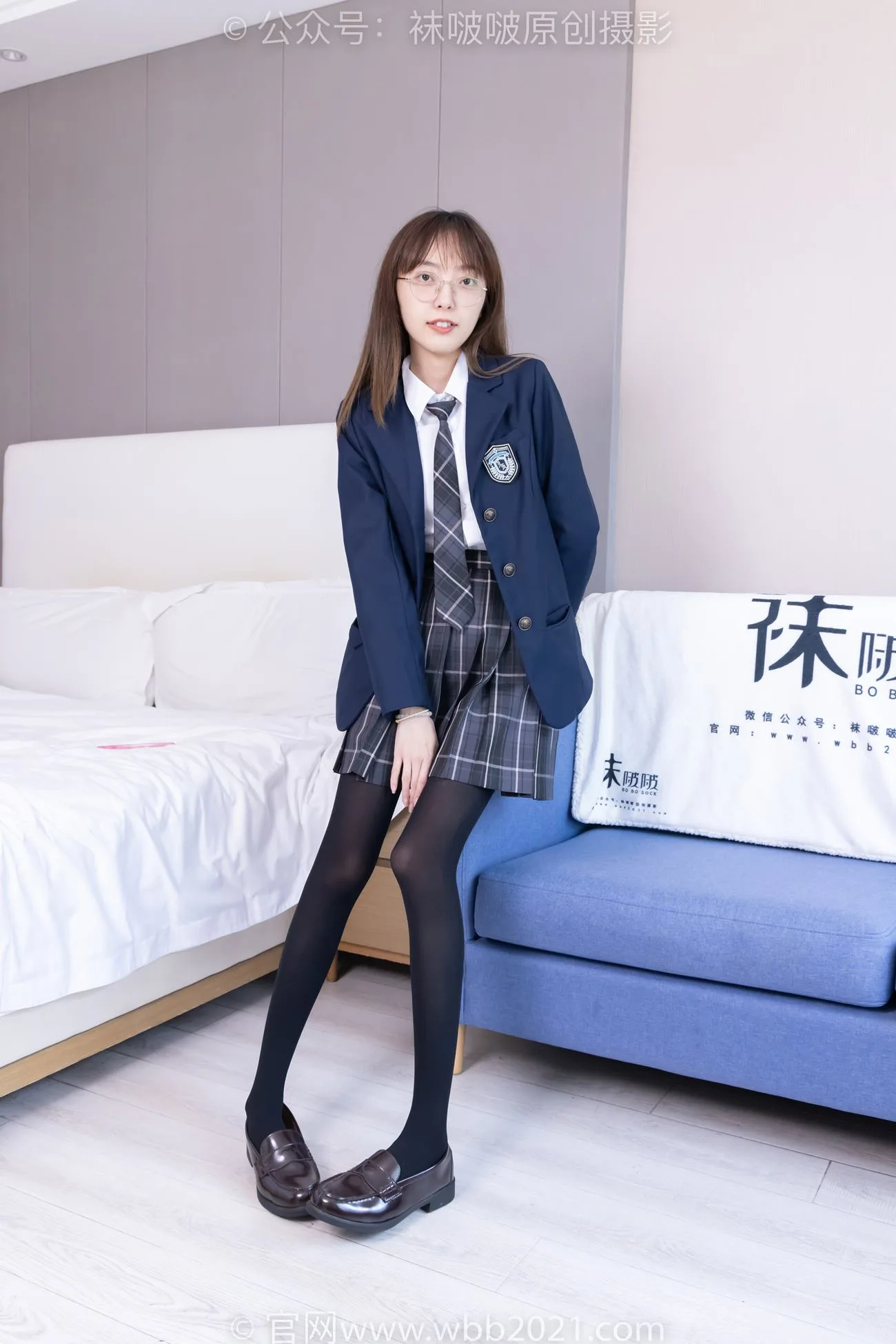 [BoBoSocks袜啵啵]NO.432 稚予-皮鞋、厚黑丝、jk至服[184P/1V/6.83GB] - 4