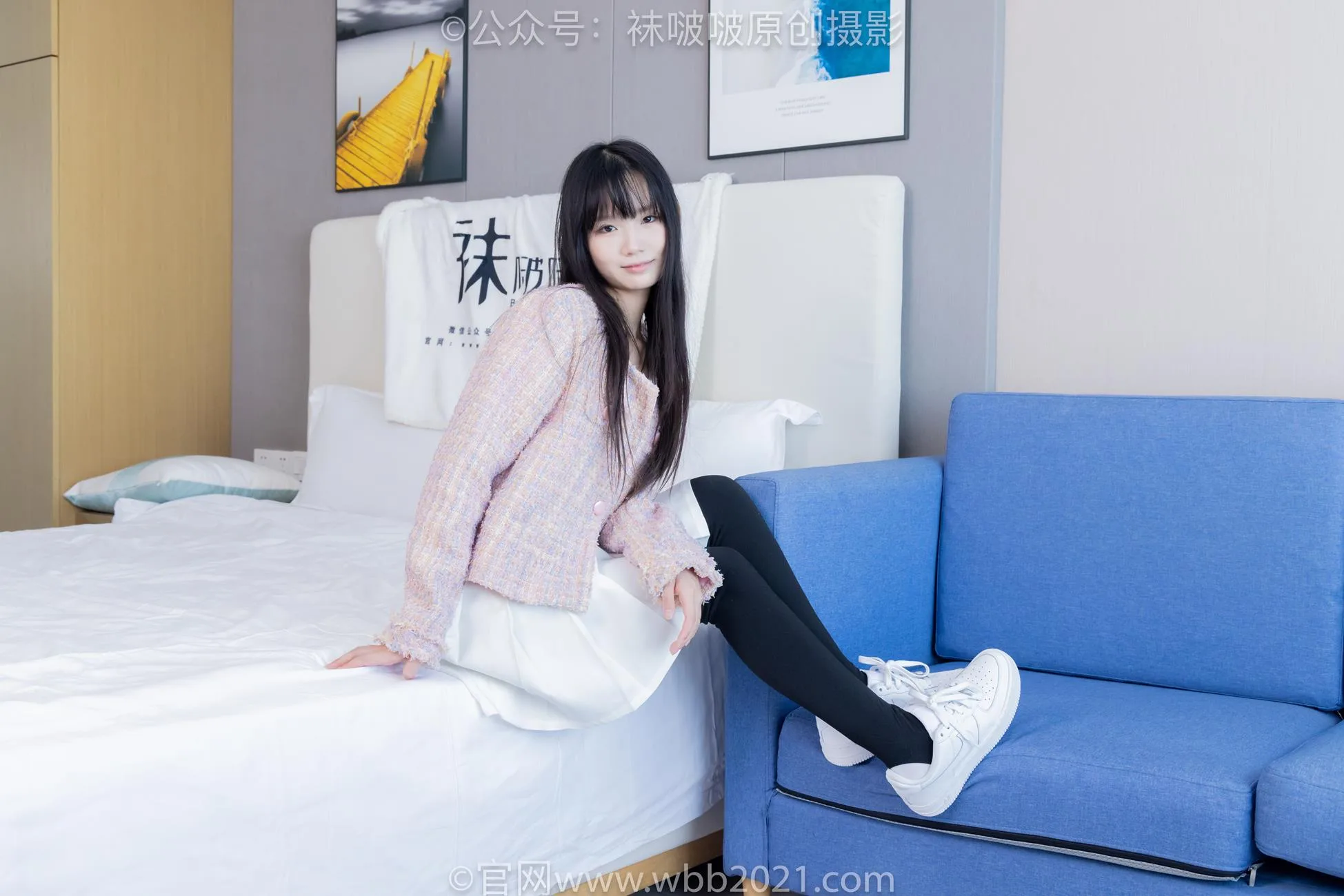 BoBoSocks袜啵啵 NO.438 甜甜圈-皮鞋、板鞋、白棉袜、黑色踩脚袜[150P/1V/7.28GB] - 3