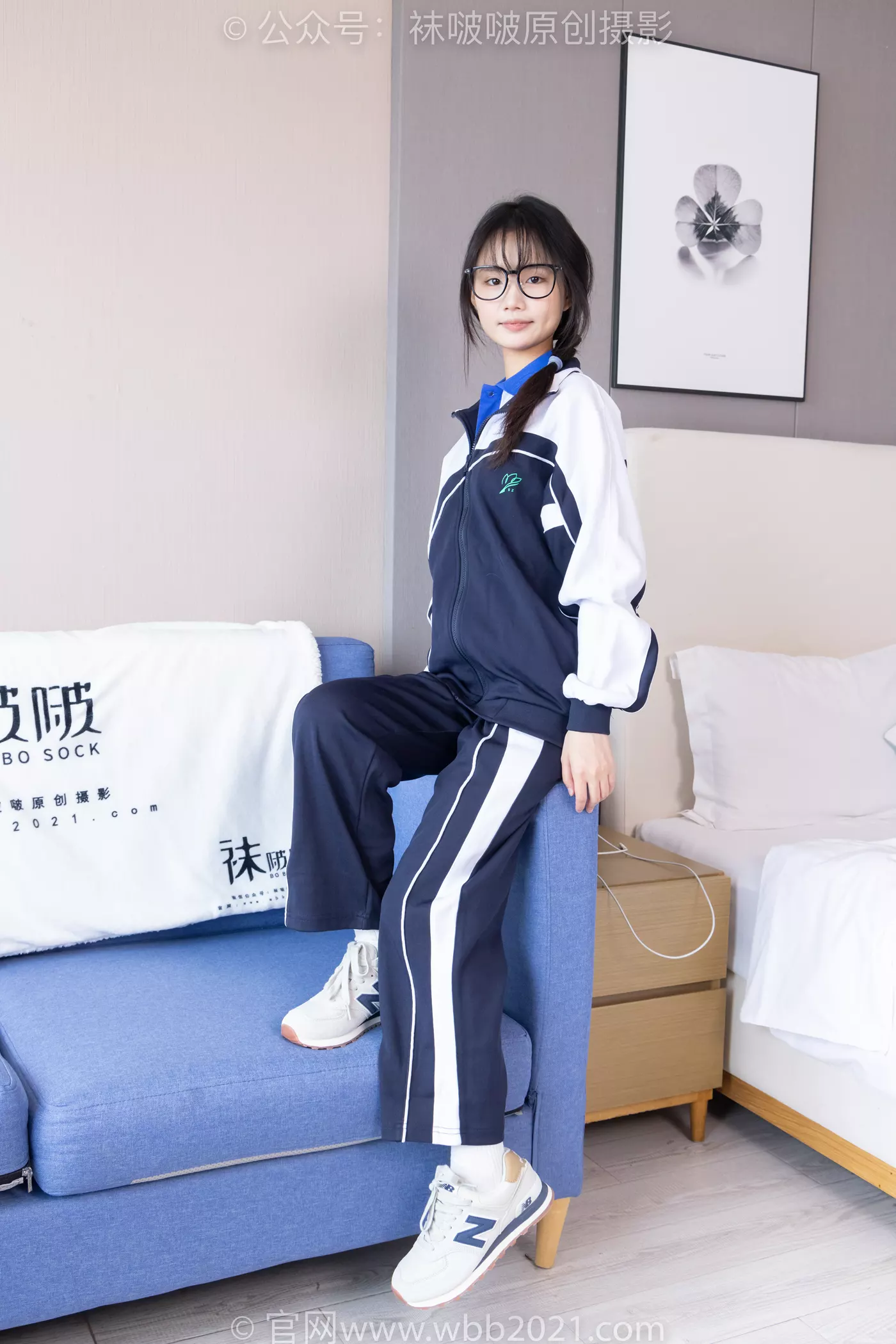 [BoBoSocks袜啵啵]NO.456 甜甜圈-运动鞋、白棉袜、裸足、校服[150P/1V/6.46GB] - 3