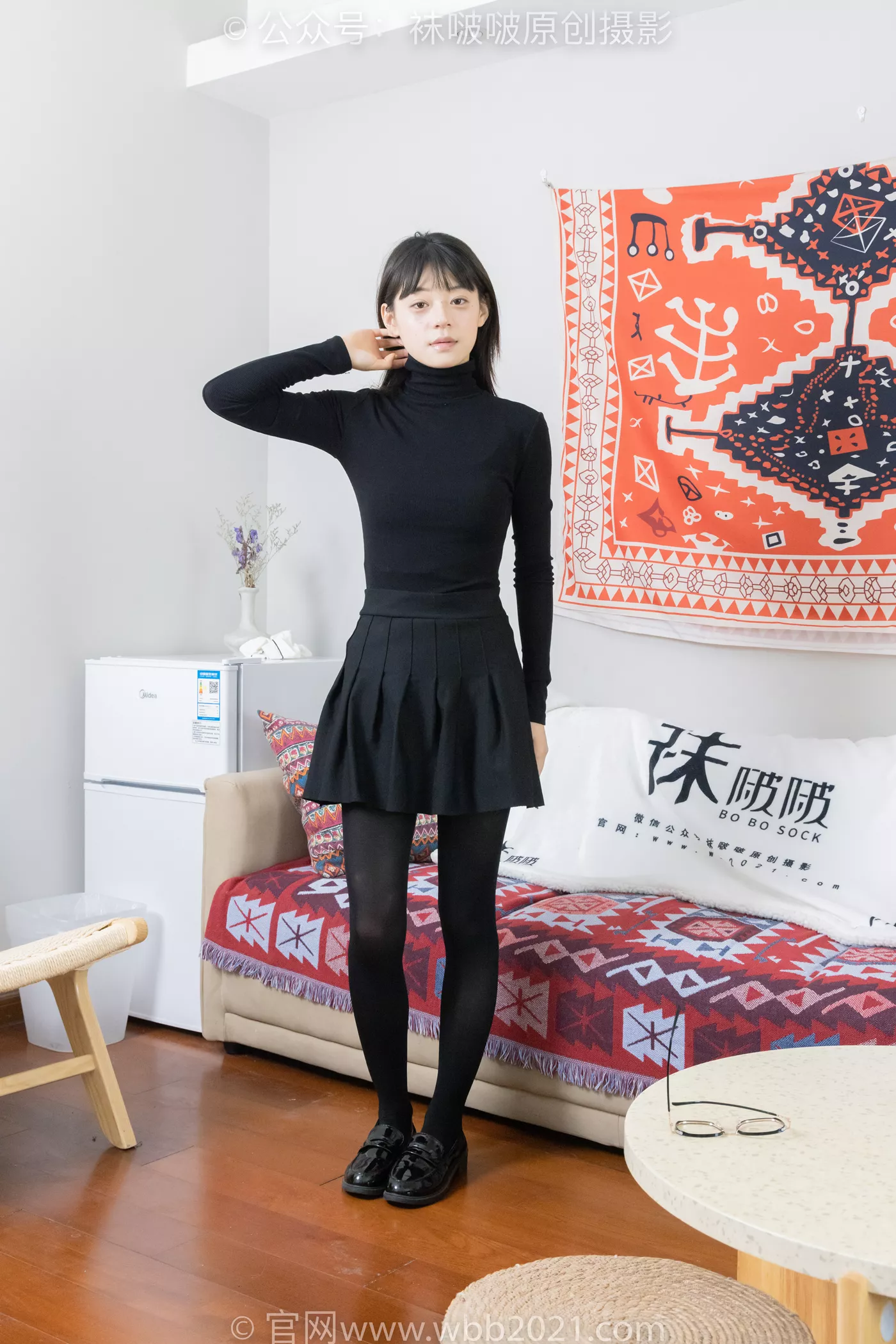 [BoBoSocks袜啵啵]NO.466 糯米-皮鞋、厚黑丝[140P/1V/7.09GB] - 2