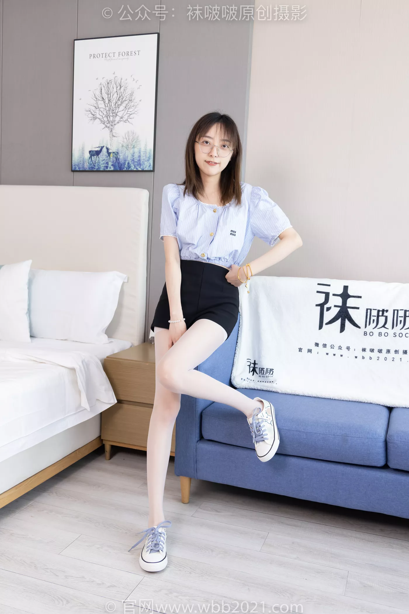 [BoBoSocks袜啵啵]NO.467 稚予-板鞋、白丝[150P/1V/6.72GB] - 5