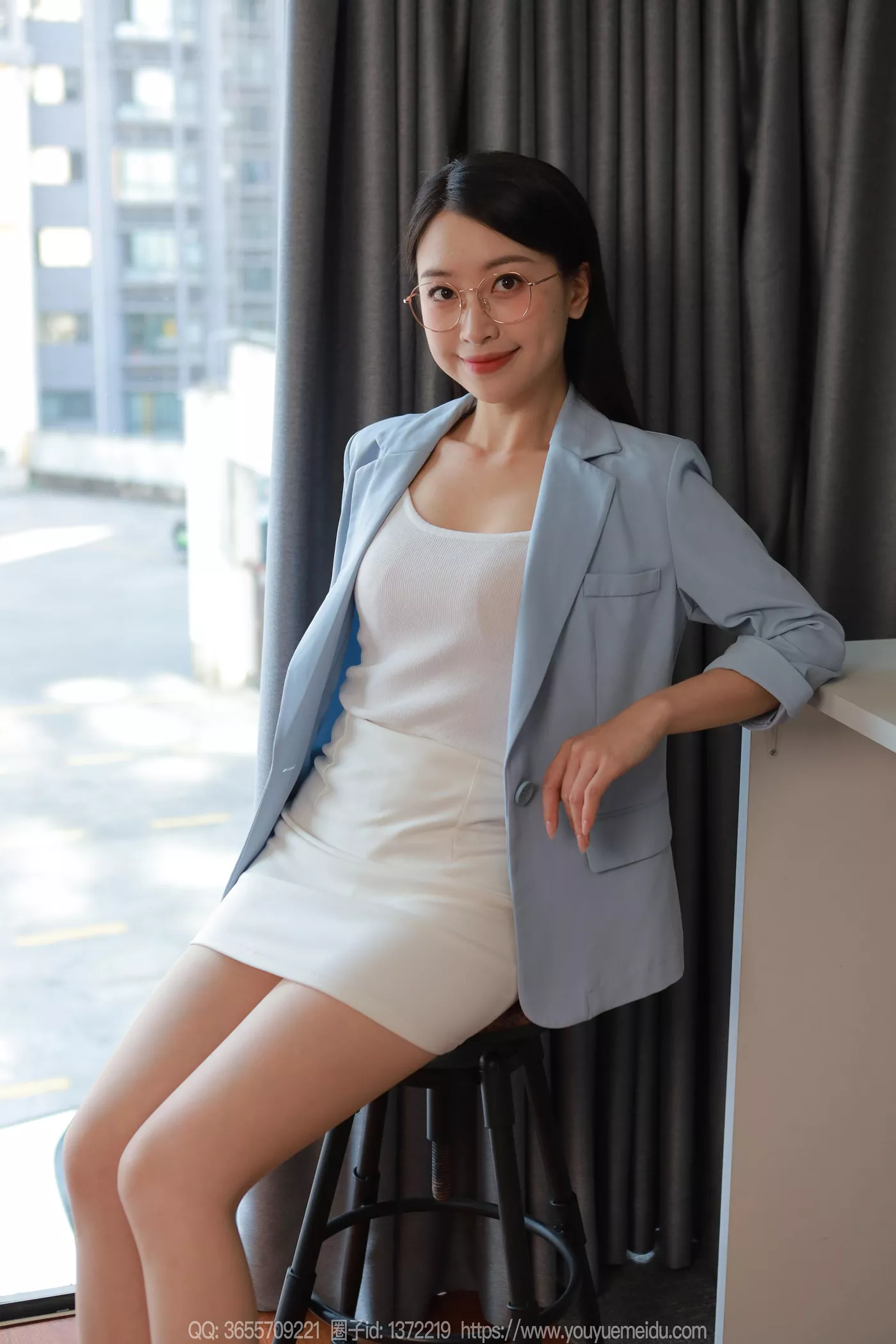 [IESS异思趣向] 2024.12.20 丝享家1929：小婕《蓝色至服（上）》[89P/74MB] - 3