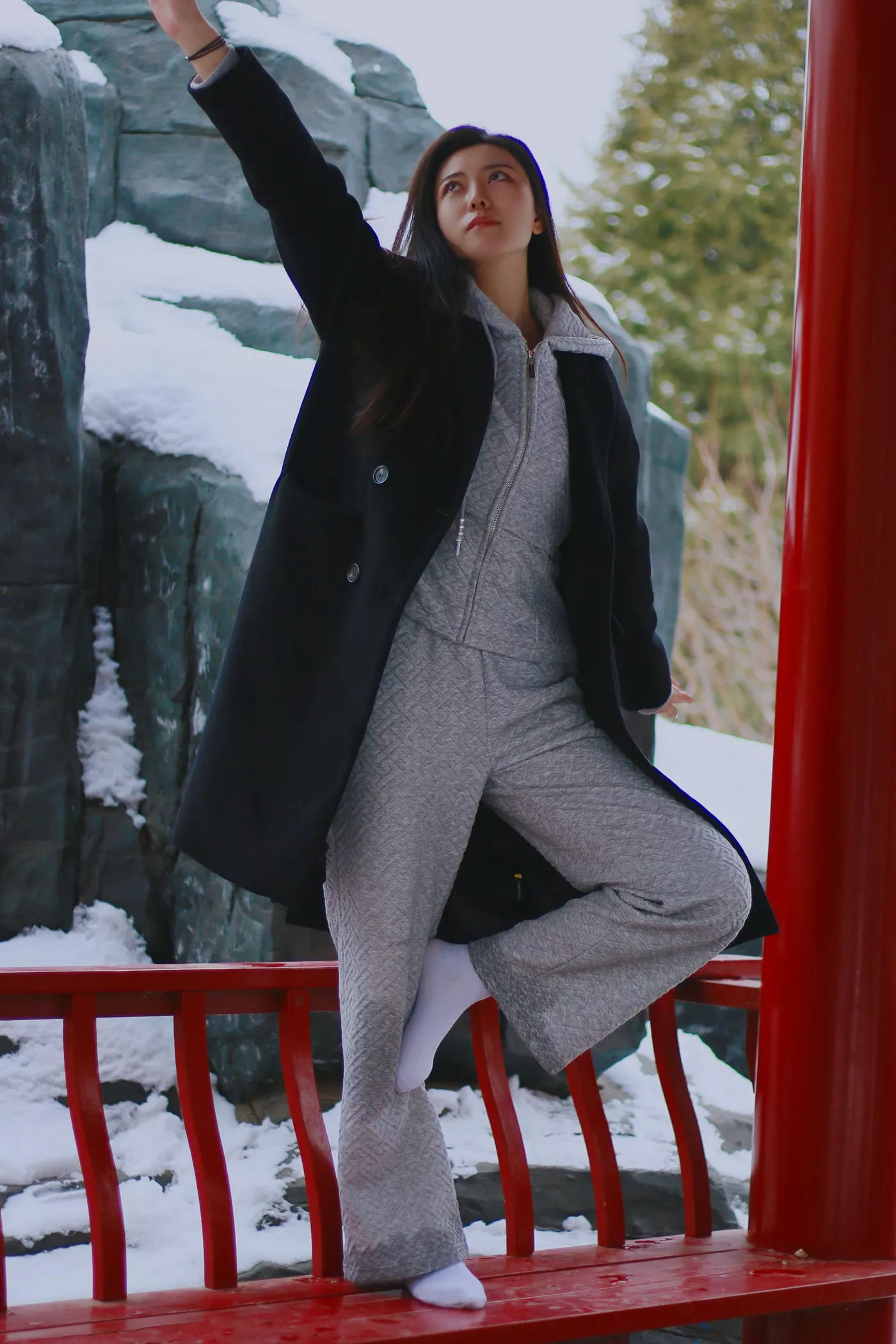 [织梦映像]NO.060 踏雪无痕-首次雪景拍摄，天寒地冻[300P/1V/3.58GB] - 1
