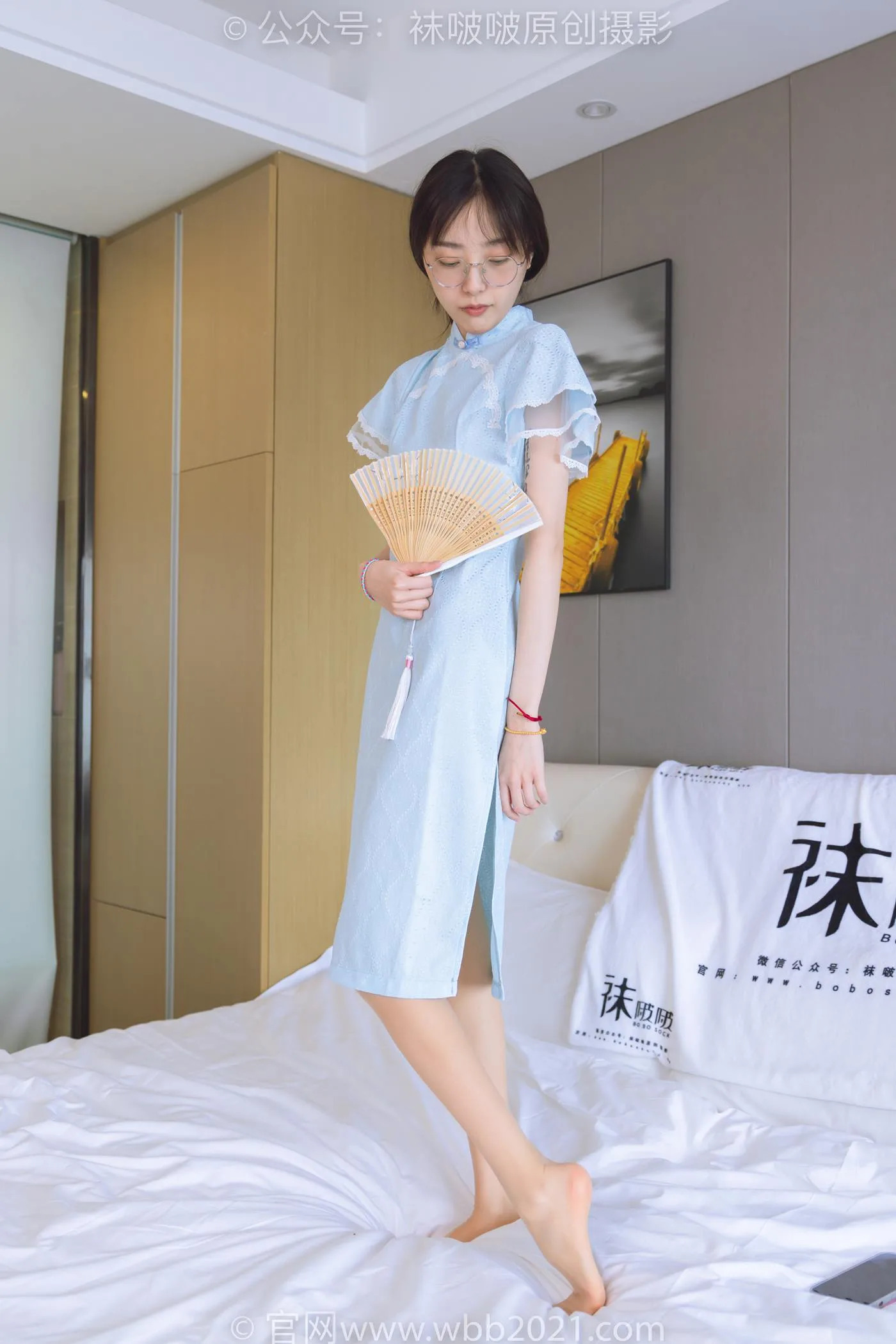 [BoBoSocks袜啵啵]NO.514 稚予-高跟鞋、薄肉丝、旗袍[130P/1V/5.49GB] - 2