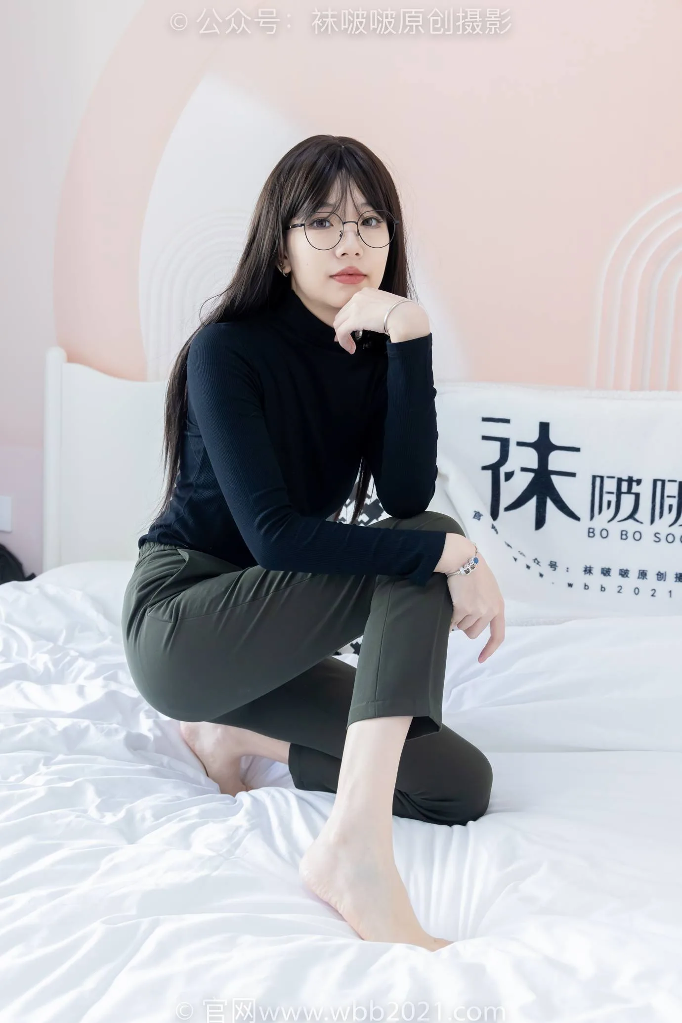 [BoBoSocks袜啵啵]NO.519 小甜豆 高跟鞋、薄黑丝、裸足、ol至服、裤里丝[143P/1V/6.70GB] - 2