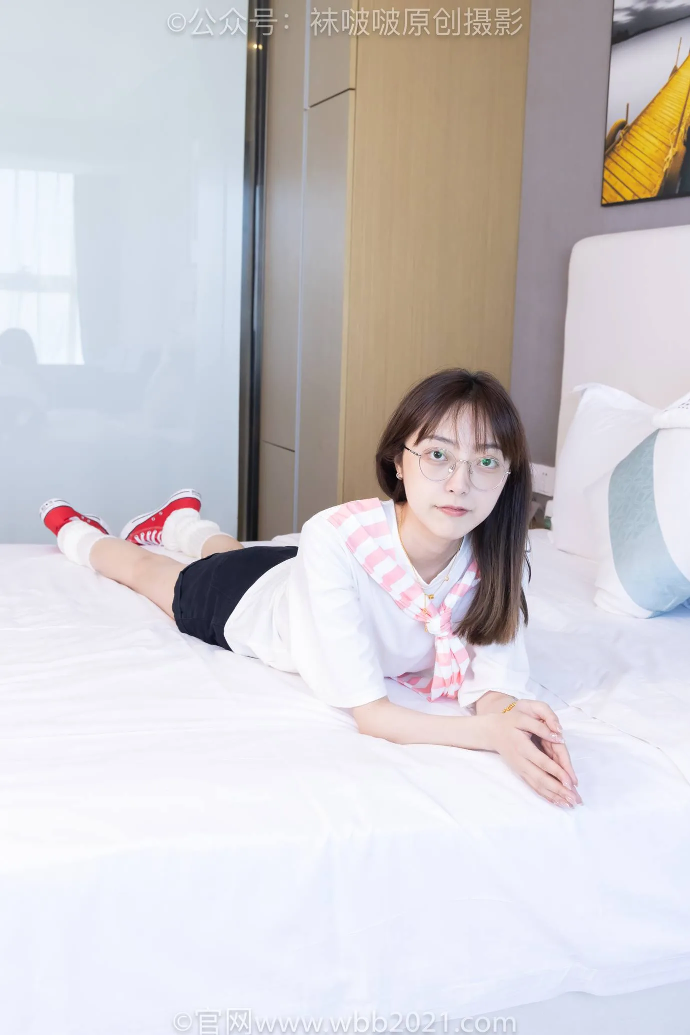 [BoBoSocks袜啵啵]NO.520 稚予&砂糖 板鞋、黑棉袜、白棉袜、裸足[160P/1V/5.71GB] - 2