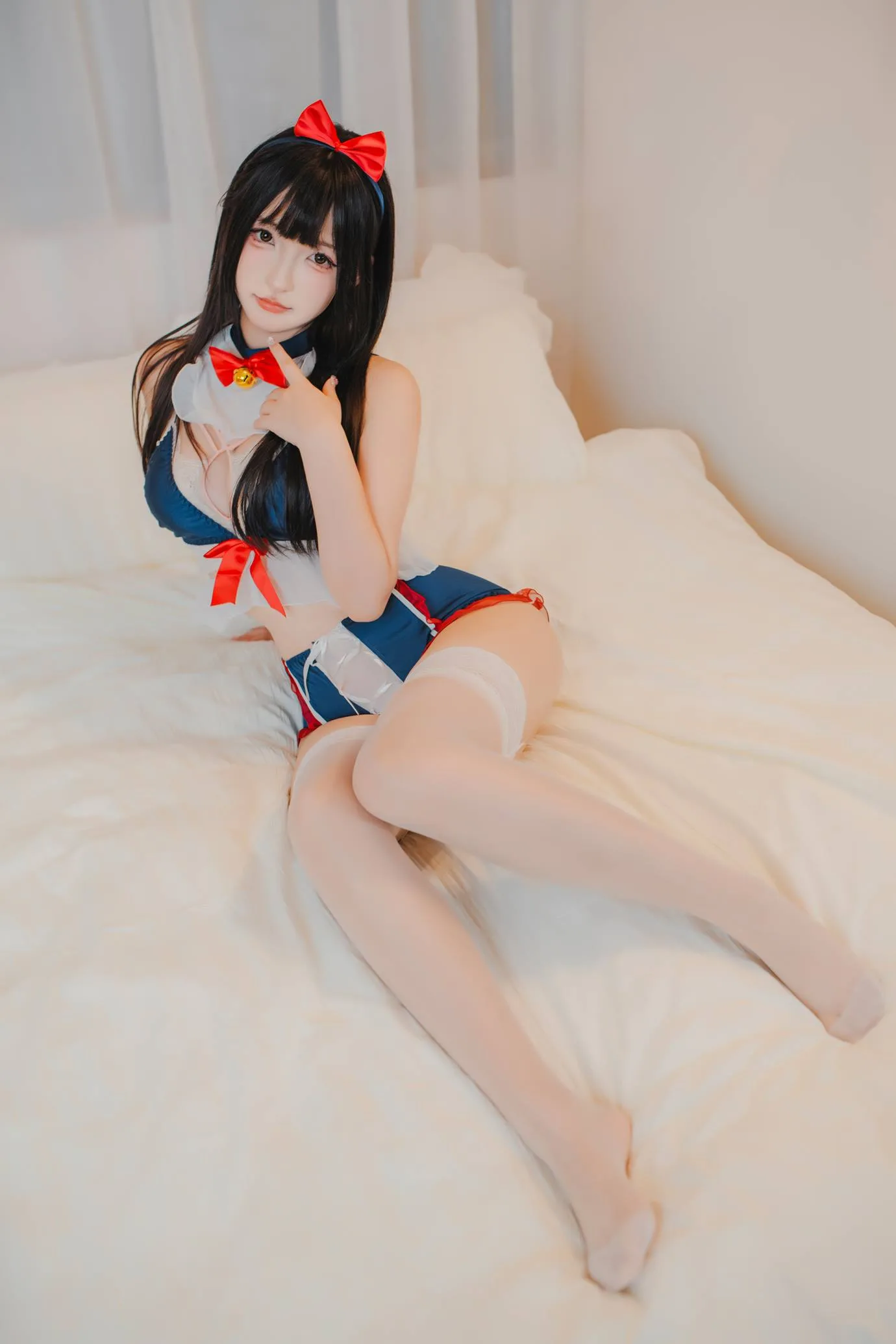 神楽板真冬 – 白丝猫娘[75P/2V/319MB] - 1
