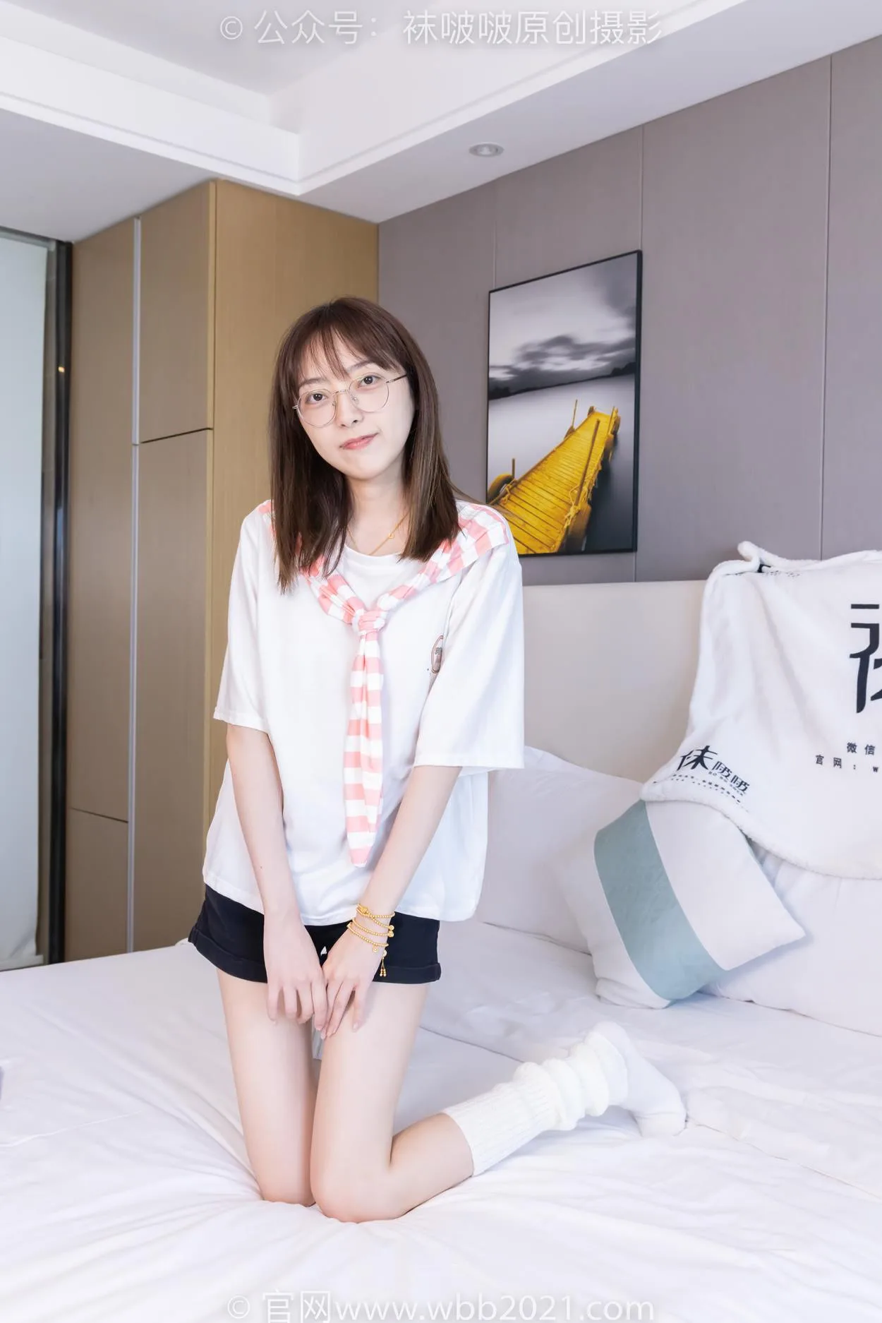 补发 [BoBoSocks袜啵啵]NO.527 稚予-帆布鞋、堆堆袜套、白棉袜（花絮版）[140P/1V/6.34GB] - 3