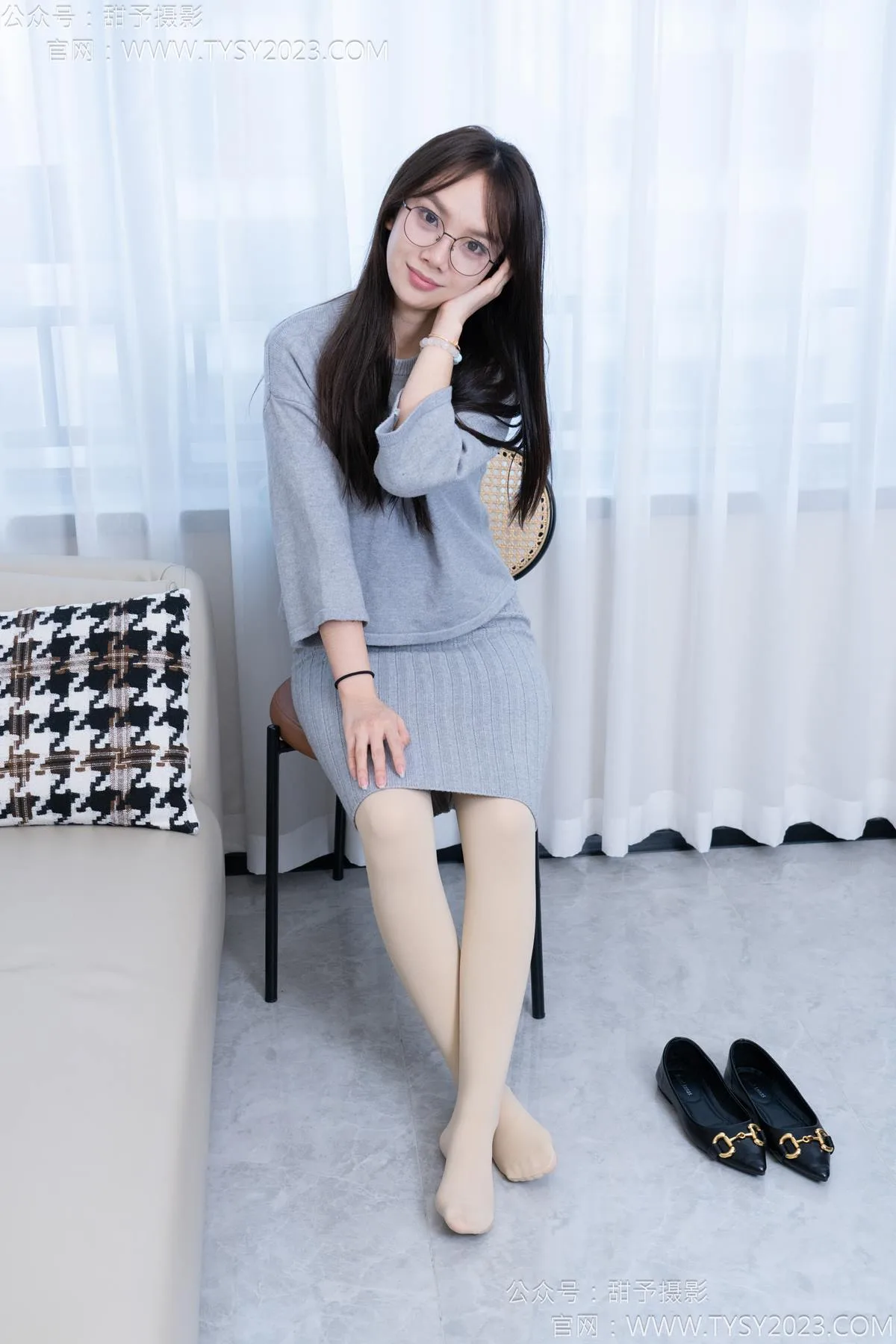 甜予摄影 NO.174 贝壳-平底鞋、厚肉丝[130P/3V/10.7GB] - 3