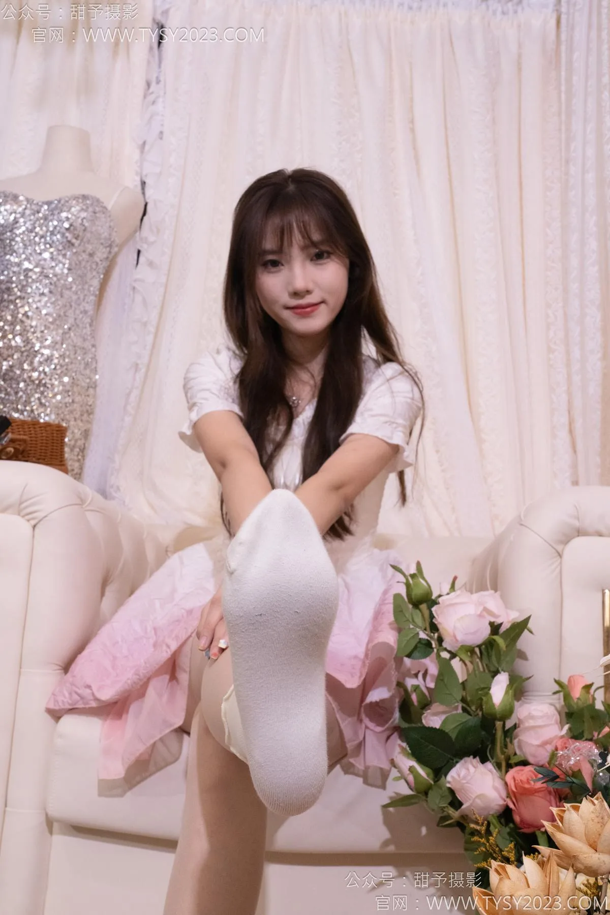 甜予摄影 NO.177 璇璇-板鞋、白棉袜、薄肉[129P/2V/9.97GB] - 4