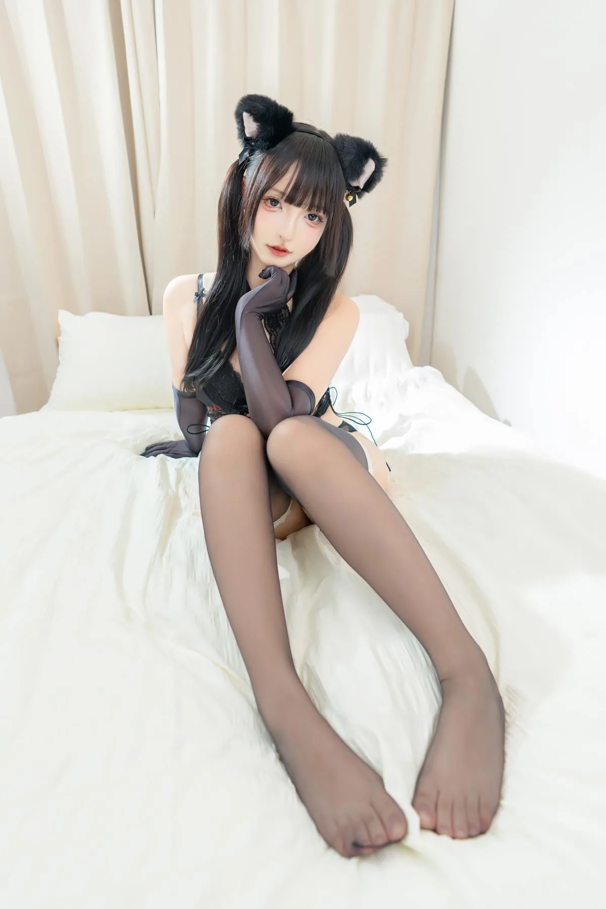 神楽板真冬 NO.258 – 黑猫佑或[75P/2V/379MB] - 3