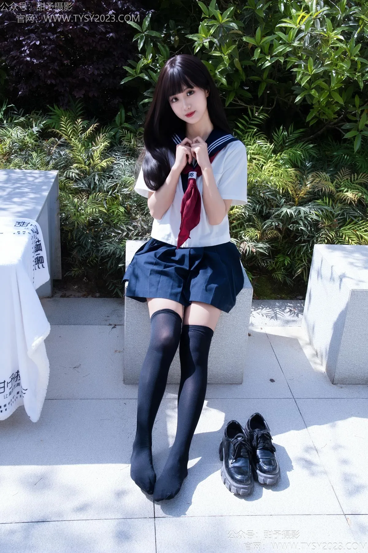 甜予摄影 NO.193 小甜桃-皮鞋、大腿袜、裸足[129P/2V/9.26GB] - 4