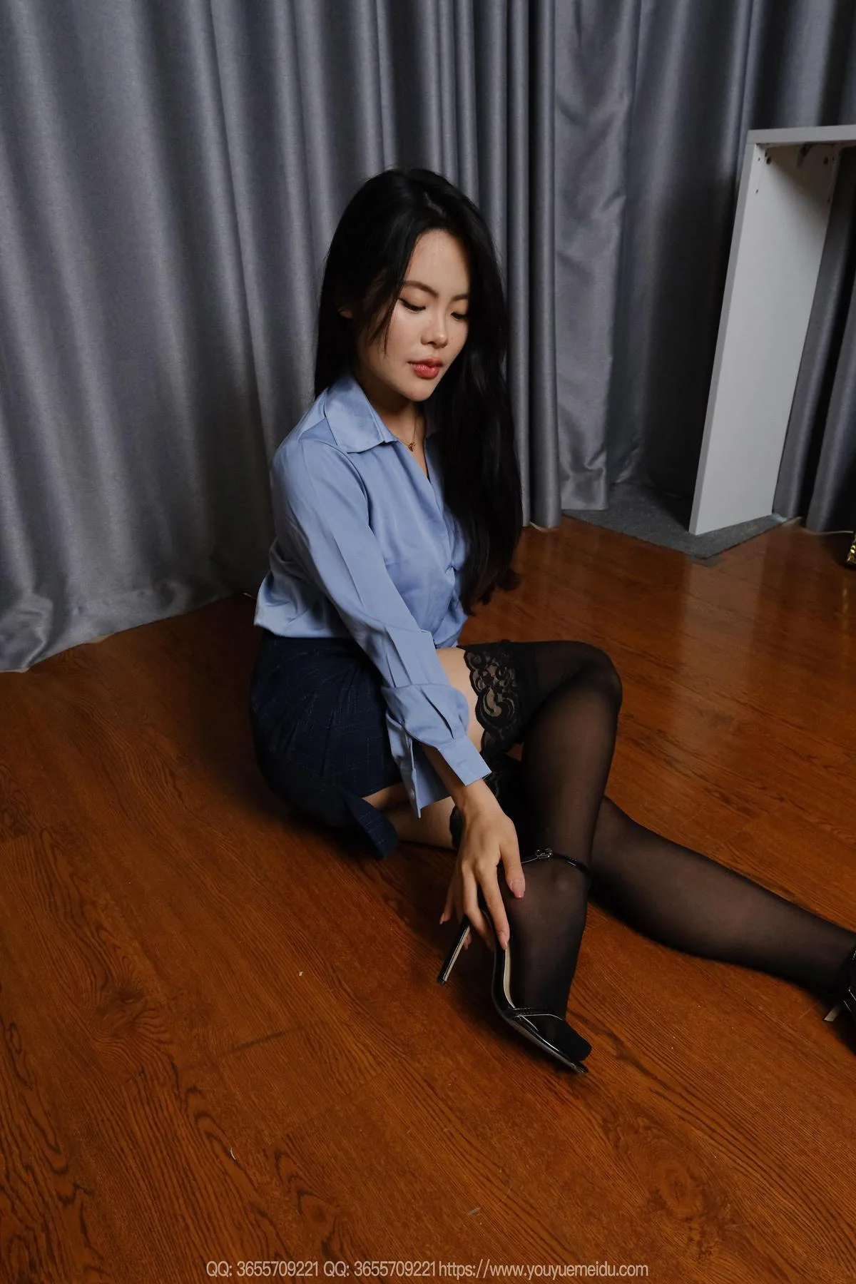[IESS异思趣向] 2025.05.25 丝享家2062：兔兔《蓝衣半筒袜》[86P/110MB] - 3