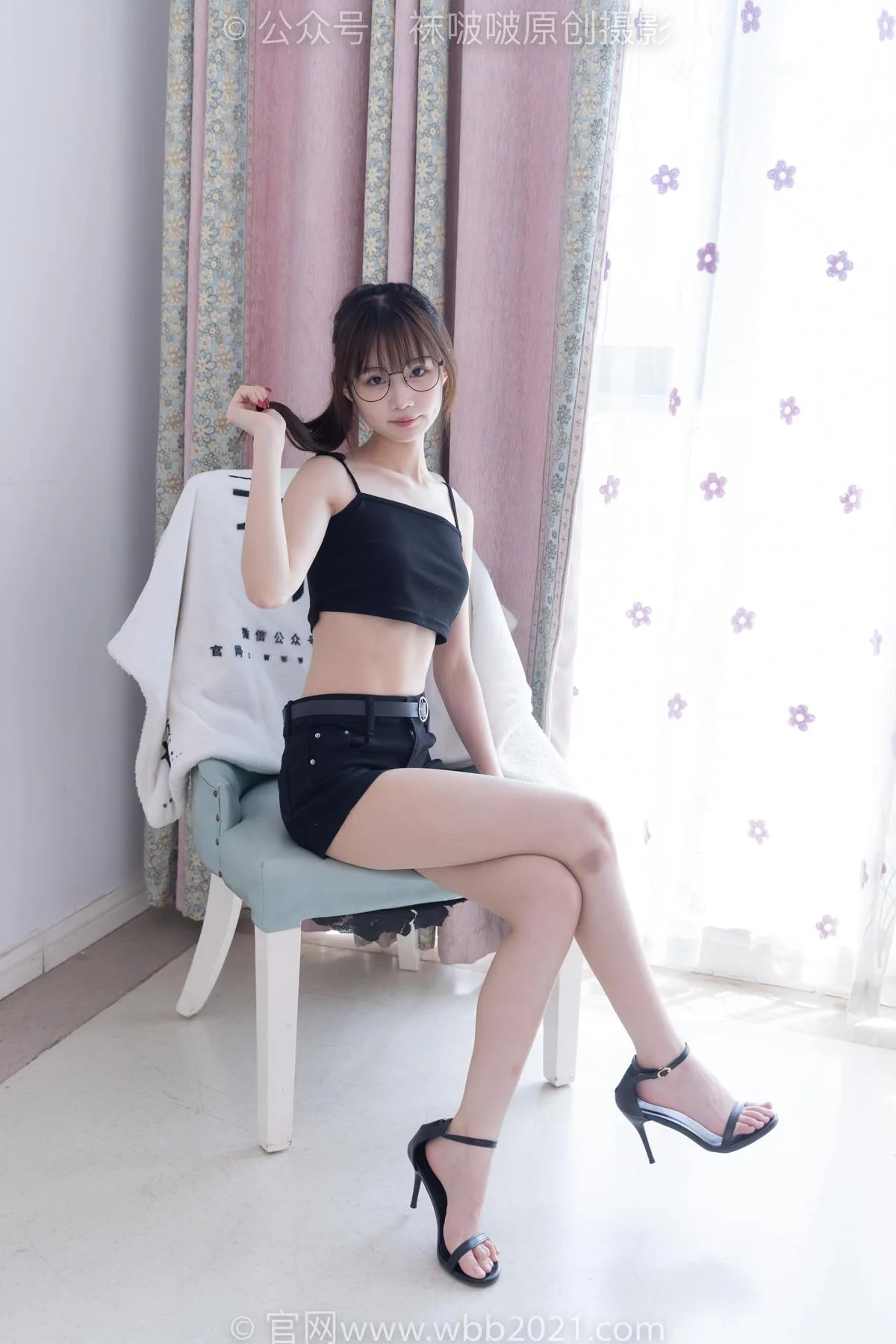 [BoBoSocks袜啵啵]NO.565 甜甜圈-高跟鞋、薄黑丝[150P/1V/5.44GB] - 3