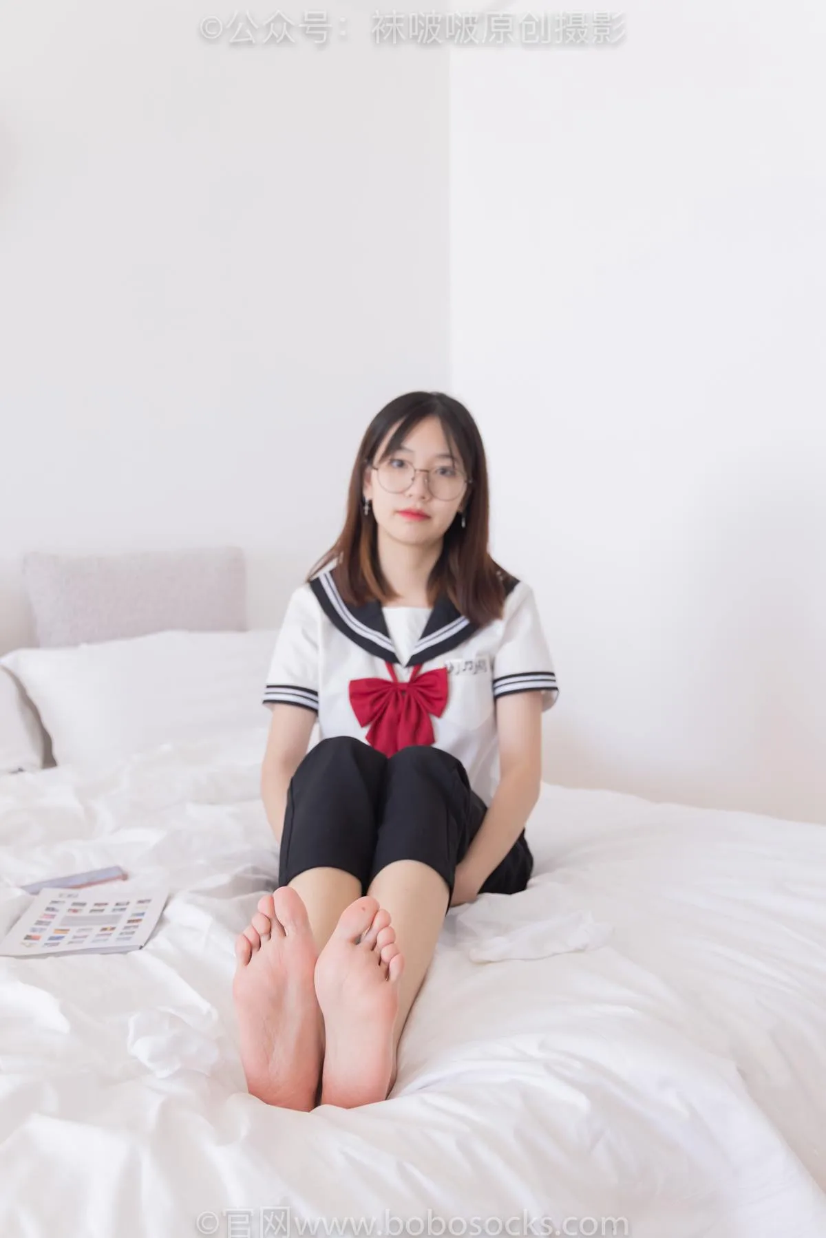 袜啵啵 积分兑换013期 花絮版 小甜豆白棉袜脚[153P/1V/7.25G] - 4