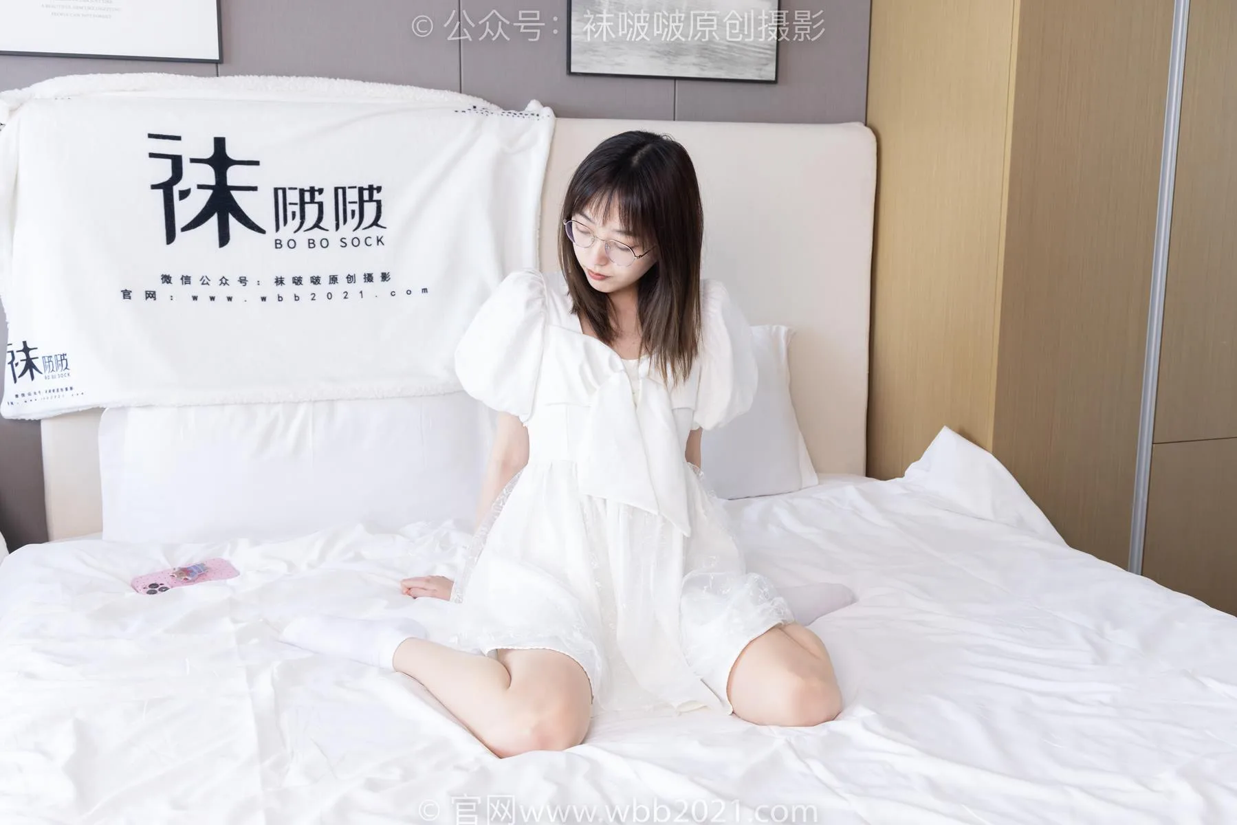 [BoBoSocks袜啵啵]NO.574 稚予-板鞋、白棉袜、薄肉丝[150P/1V/5.37GB] - 2