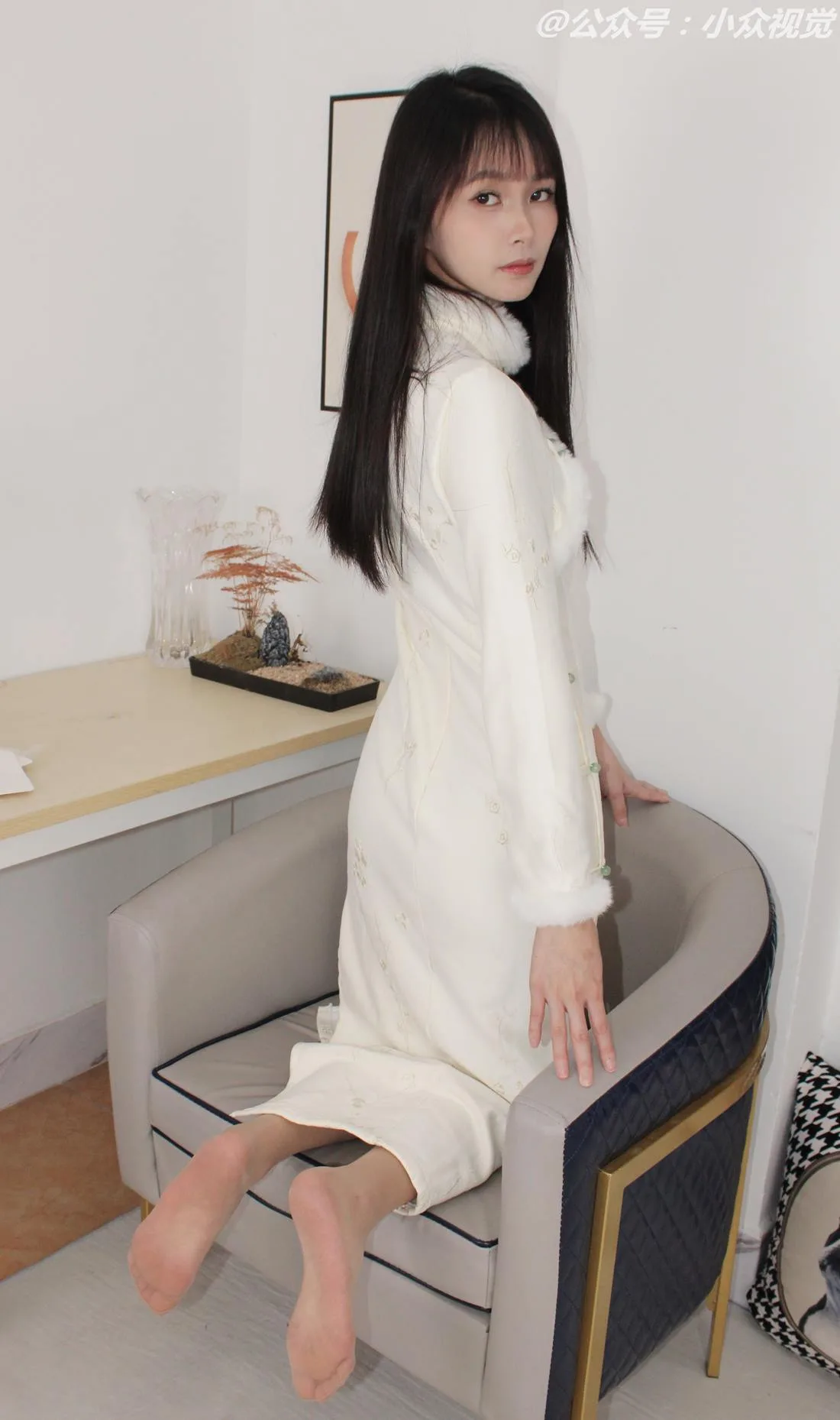 [小众视觉] NO.003 棉旗袍 敏儿［150P/1V/1.56G］ - 4