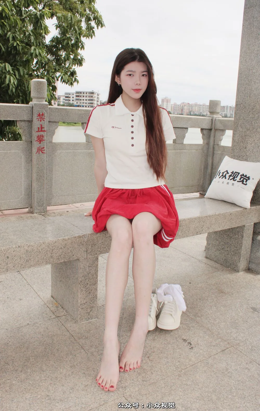 小众视觉 011-雪糕户外休闲白袜板鞋［114P/1V/5.48G］ - 1