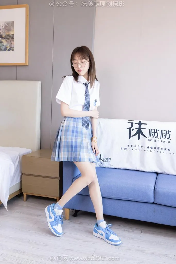 [BoBoSocks袜啵啵]NO.586 稚予-JK至服、板鞋、高跟鞋、薄肉丝、薄黑丝[140P/1V/6.36GB] - 2