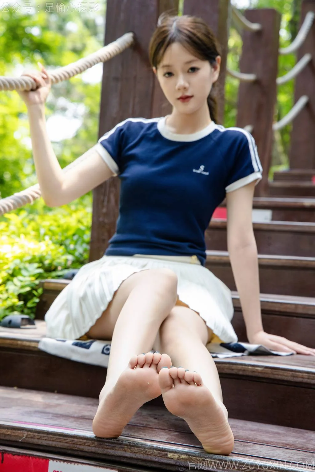 足愉心 NO.039 嘉怡（搭配：体操服、白色短裙、白色棉袜、运动鞋）[120P/2V/14.8GB] - 4