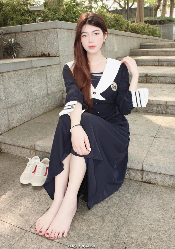 小众视觉 031-雪糕水手服板鞋白袜［110P/1V/5.92G］ - 2