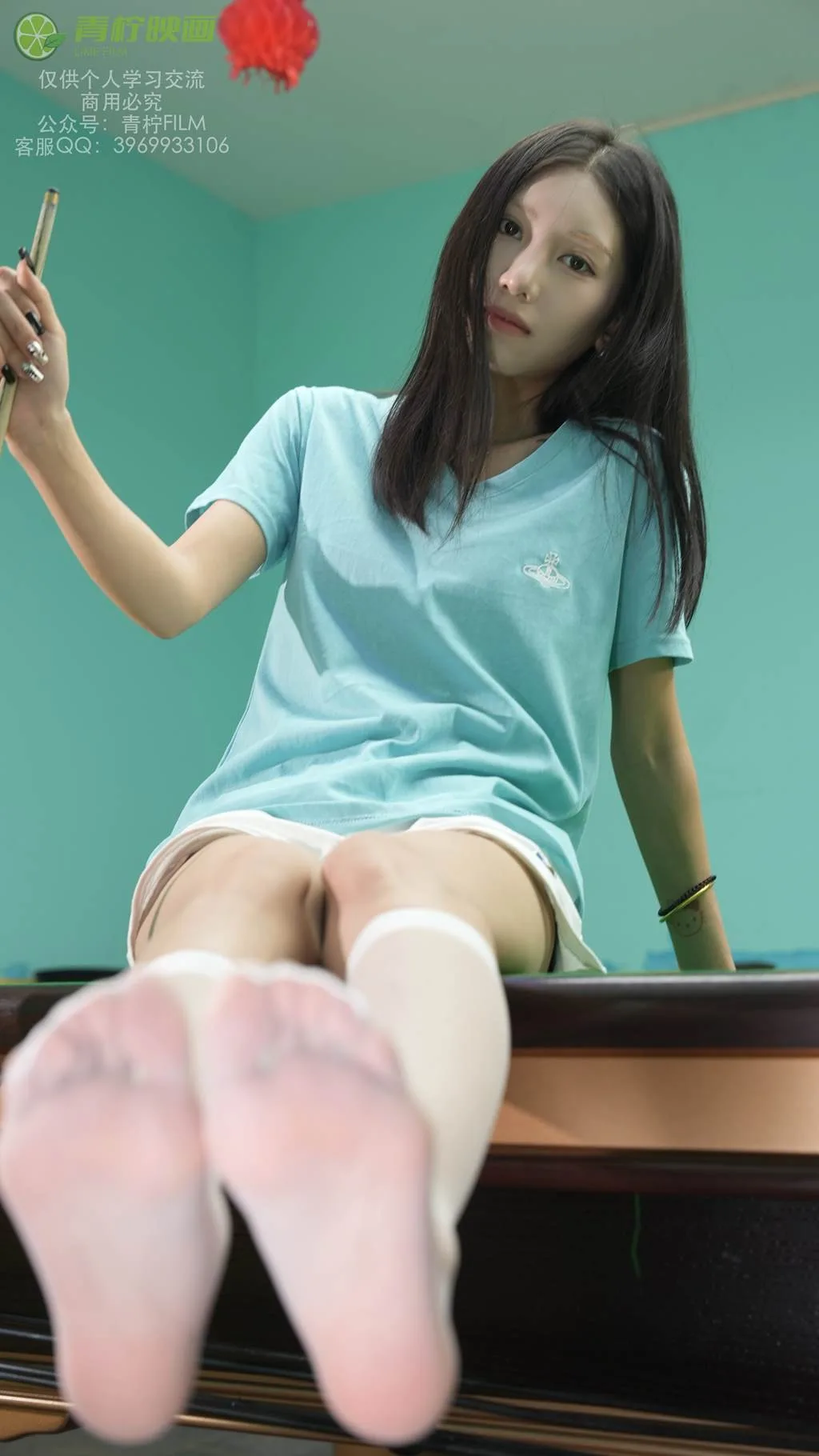 青柠映画 NO.016 – 芥末 打台球[253P/2V/14.9GB] - 2