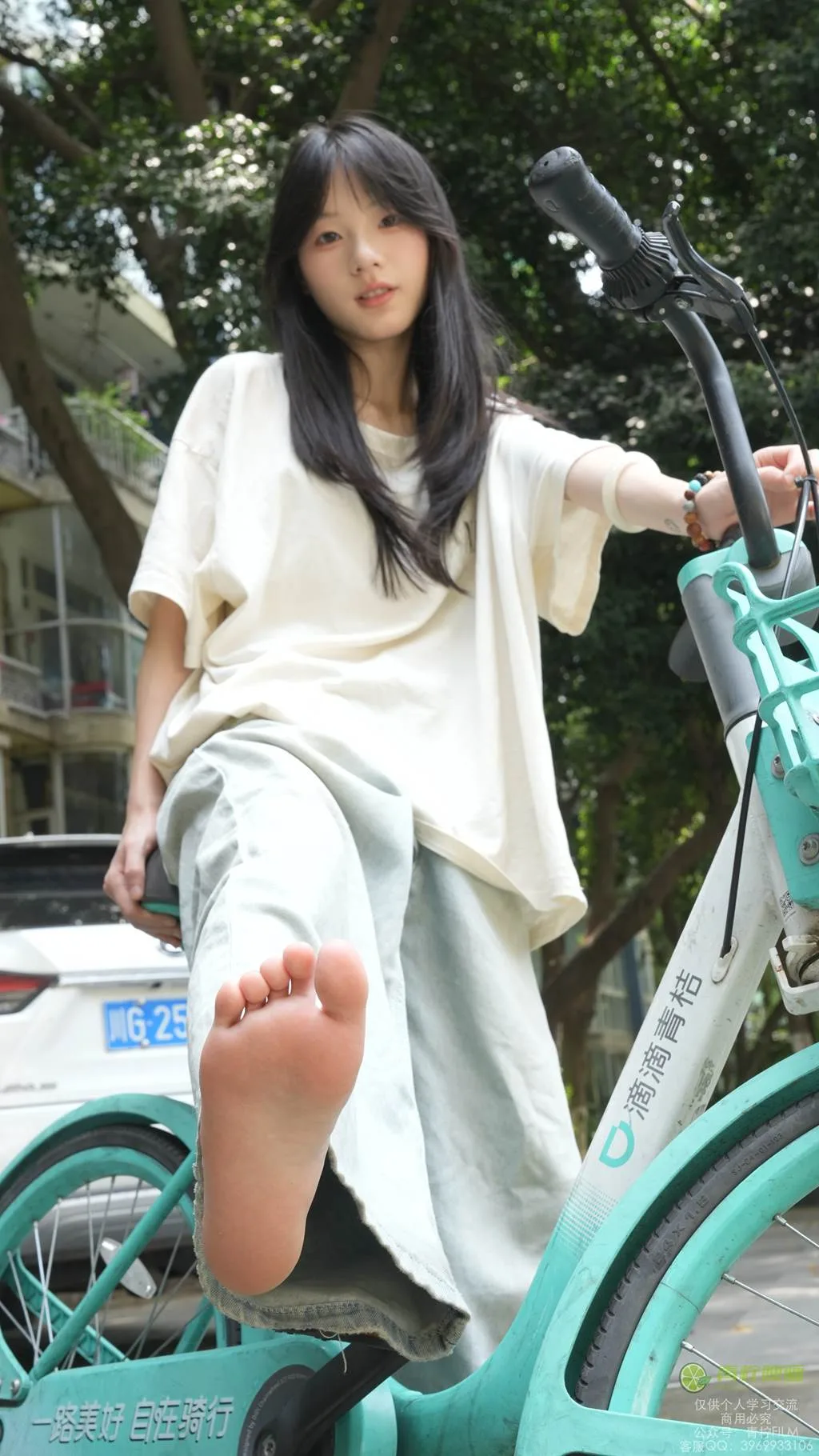 青柠映画 NO.042 – 阿慌 共享单车裸足[133P/2V/9.45GB] - 3