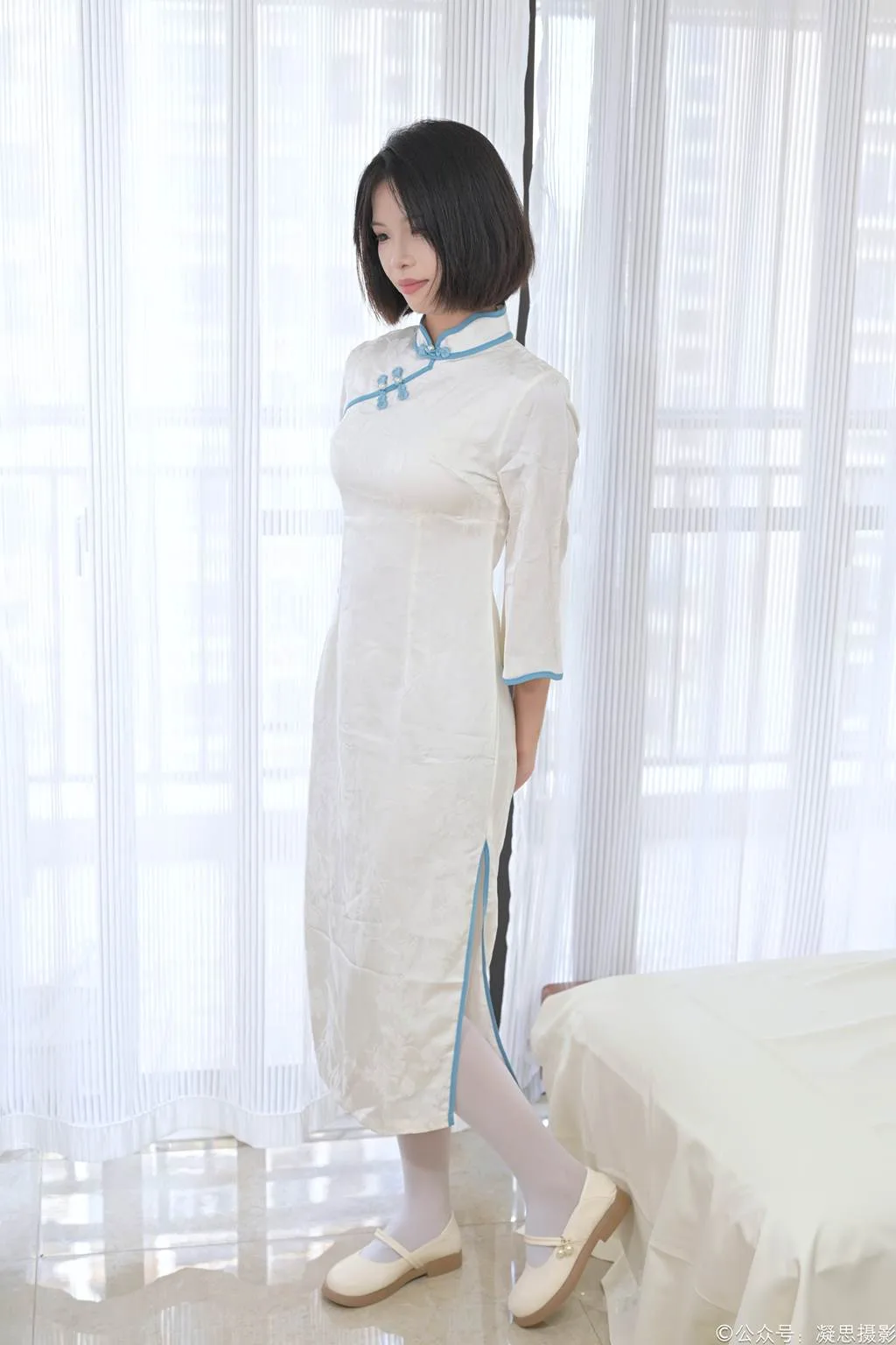凝思摄影 NO.015 小睿-旗袍、连裤白丝、玛丽珍[140P/1V/2.89GB] - 2
