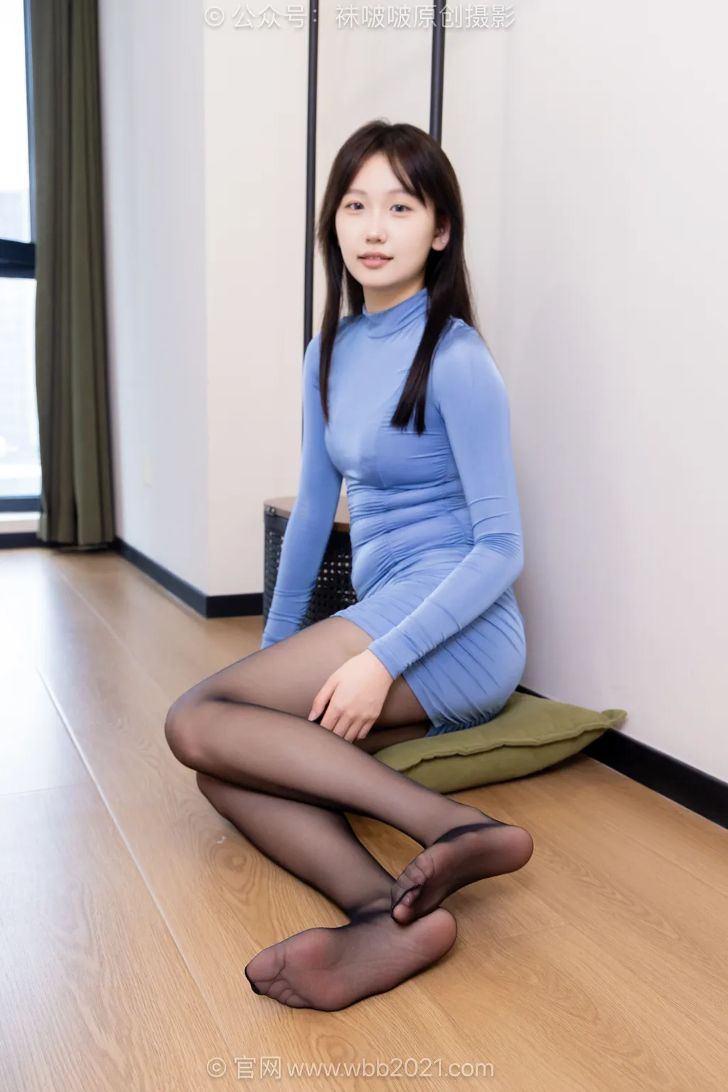 [BoBoSocks袜啵啵]NO.605 香菜-高跟长靴、薄蓝丝、薄黑丝[148P/1V/6.95GB] - 3