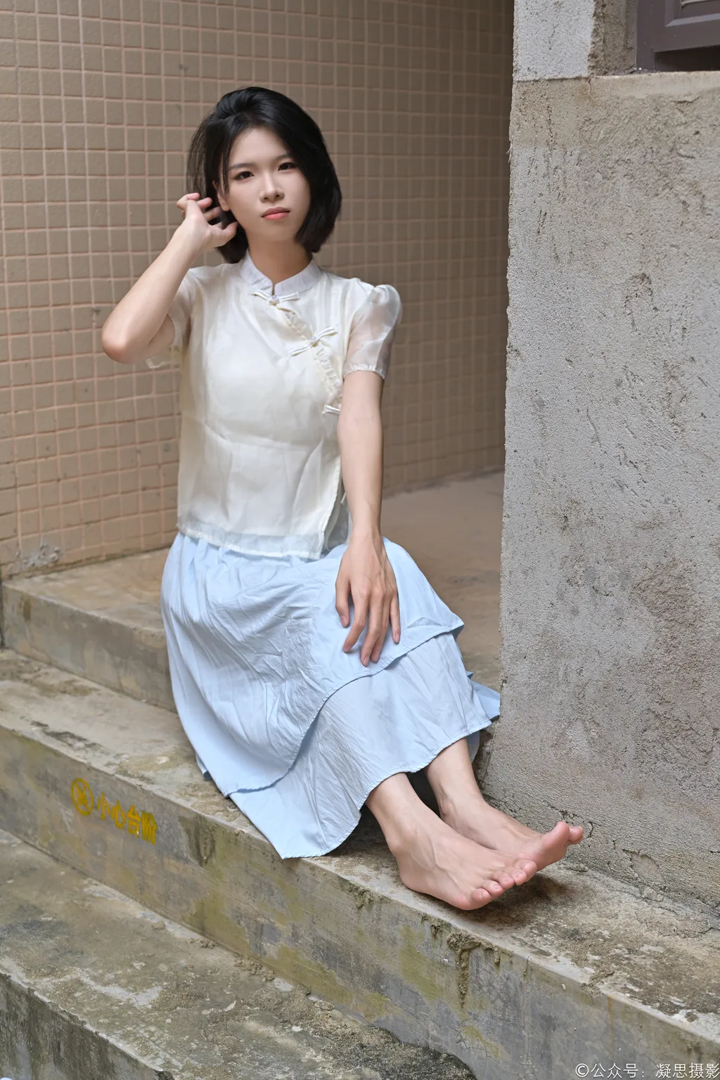 凝思摄影 NO.020 小睿-长裙、短白袜、平底鞋[130P/1V/4.20GB] - 3