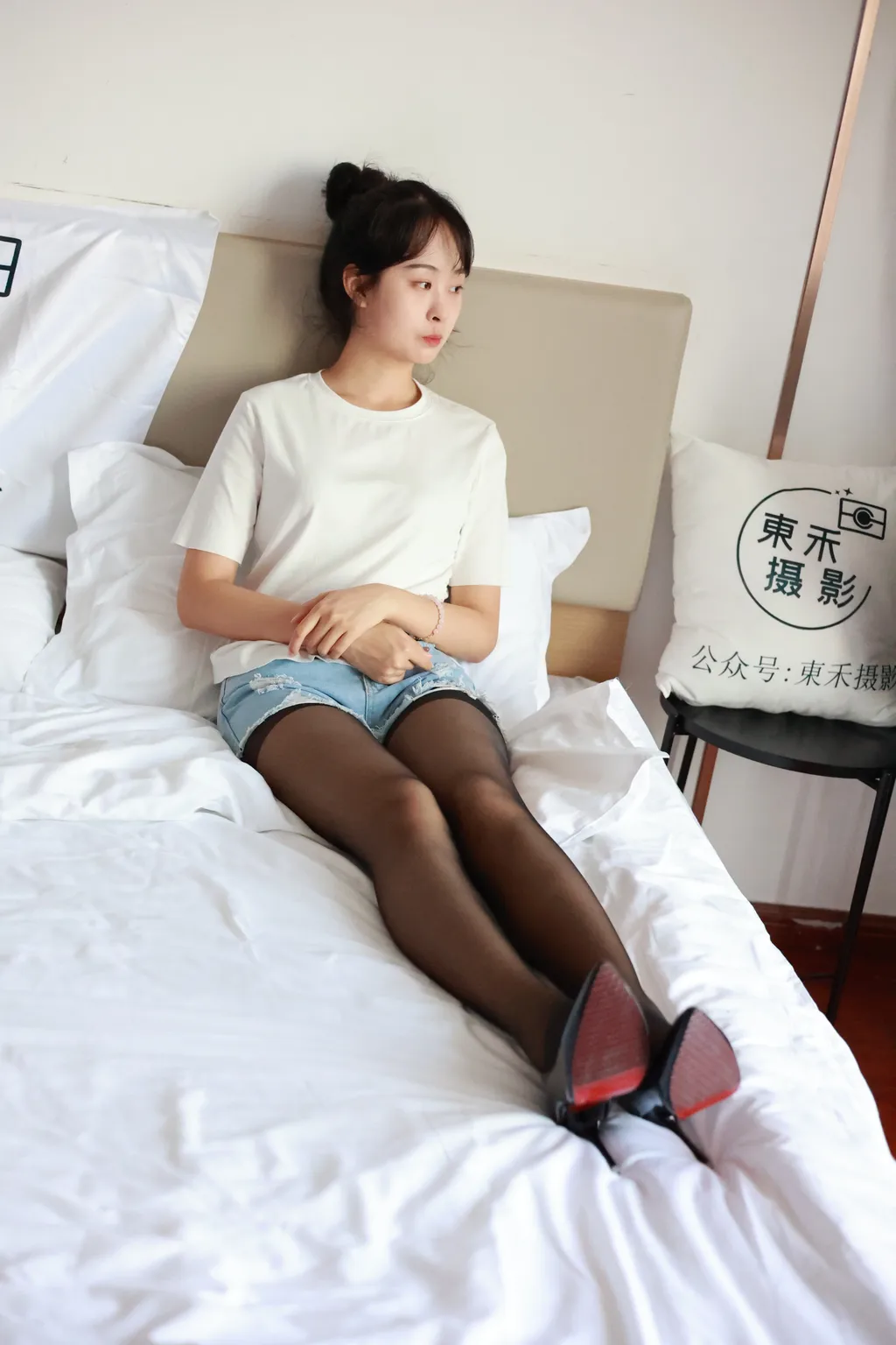 三禾摄影 NO.012 牛仔热裤 高跟 长丝[208P/1.26GB] - 4