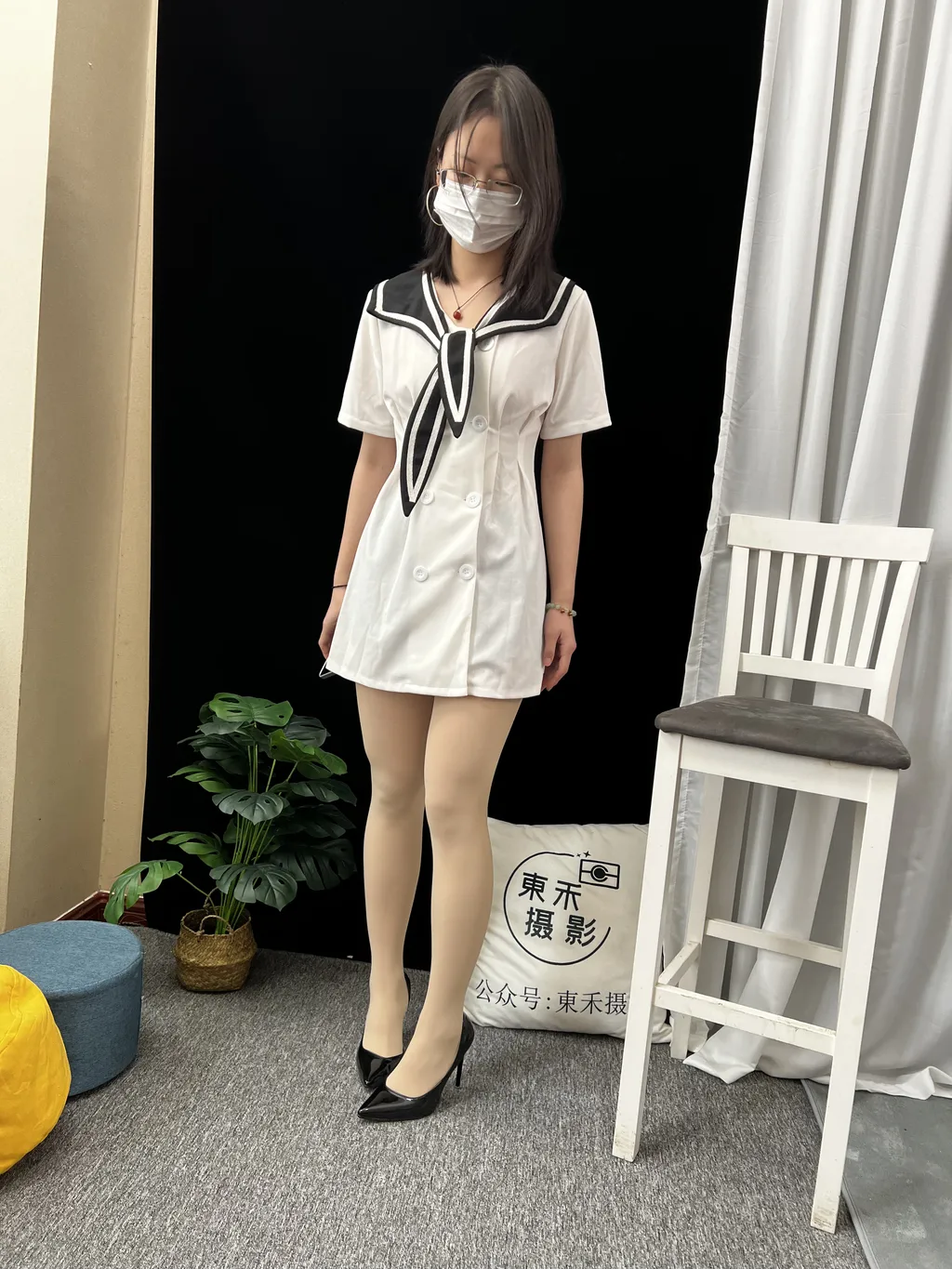 三禾摄影 NO.013 海军白裙 高跟[264P/1V/4.69GB] - 3