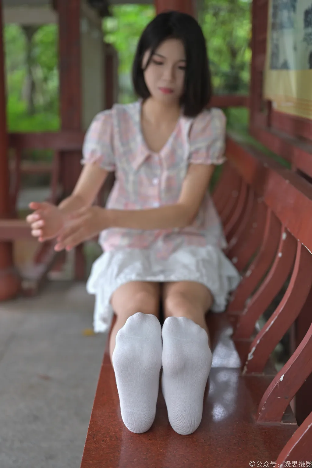 凝思摄影 NO.037 小睿-短裙、短白袜、平底鞋[150P/1V/5.85GB]