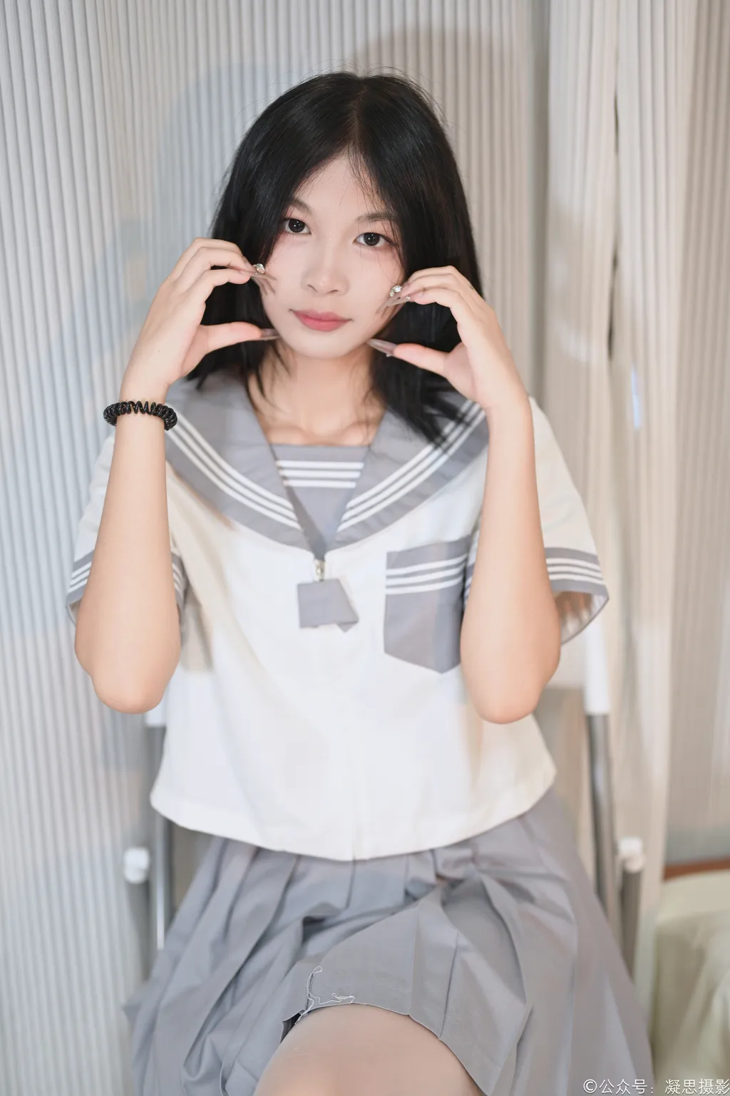 凝思摄影 NO.038 沅沅-jk至服、连裤白丝、小皮鞋[148P/1V/5.44GB]