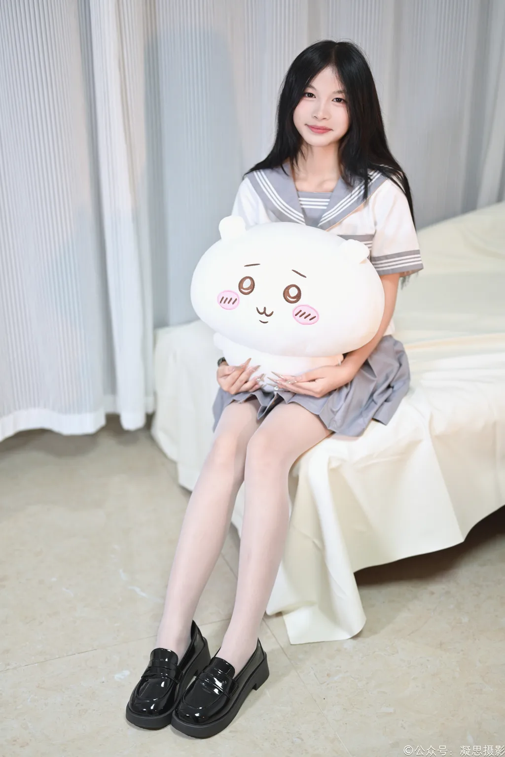 凝思摄影 NO.038 沅沅-jk至服、连裤白丝、小皮鞋[148P/1V/5.44GB] - 2