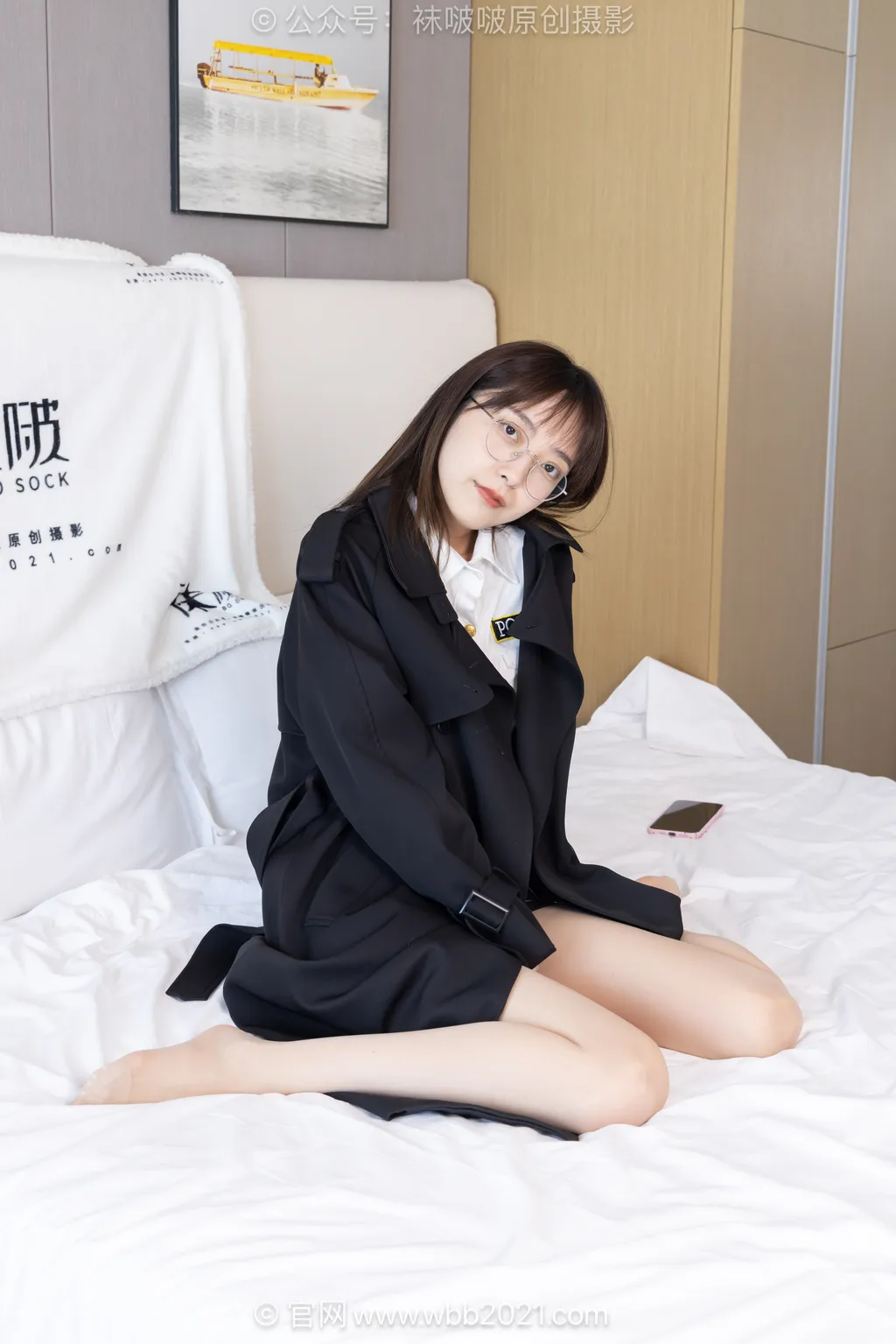 [BoBoSocks袜啵啵]NO.610 稚予-高跟鞋、薄肉丝、穿脱风衣[143P/1V/5.33GB] - 1