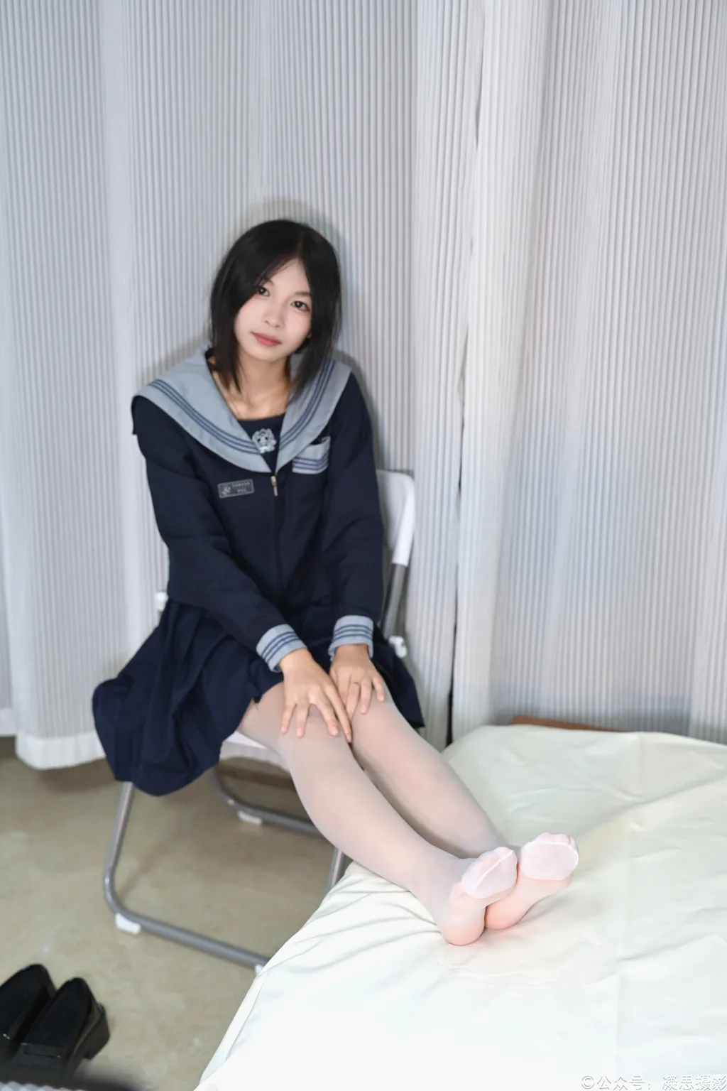 凝思摄影 NO.043 沅沅-JK至服、连裤白丝、小皮鞋[150P/1V/5.74GB] - 3