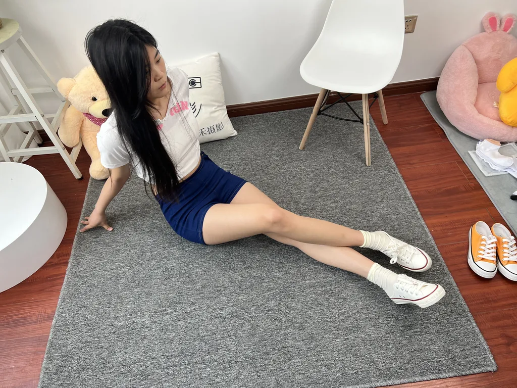 三禾摄影 NO.027 牛仔短裤 棉袜 帆布鞋[213P/1V/1.22GB]