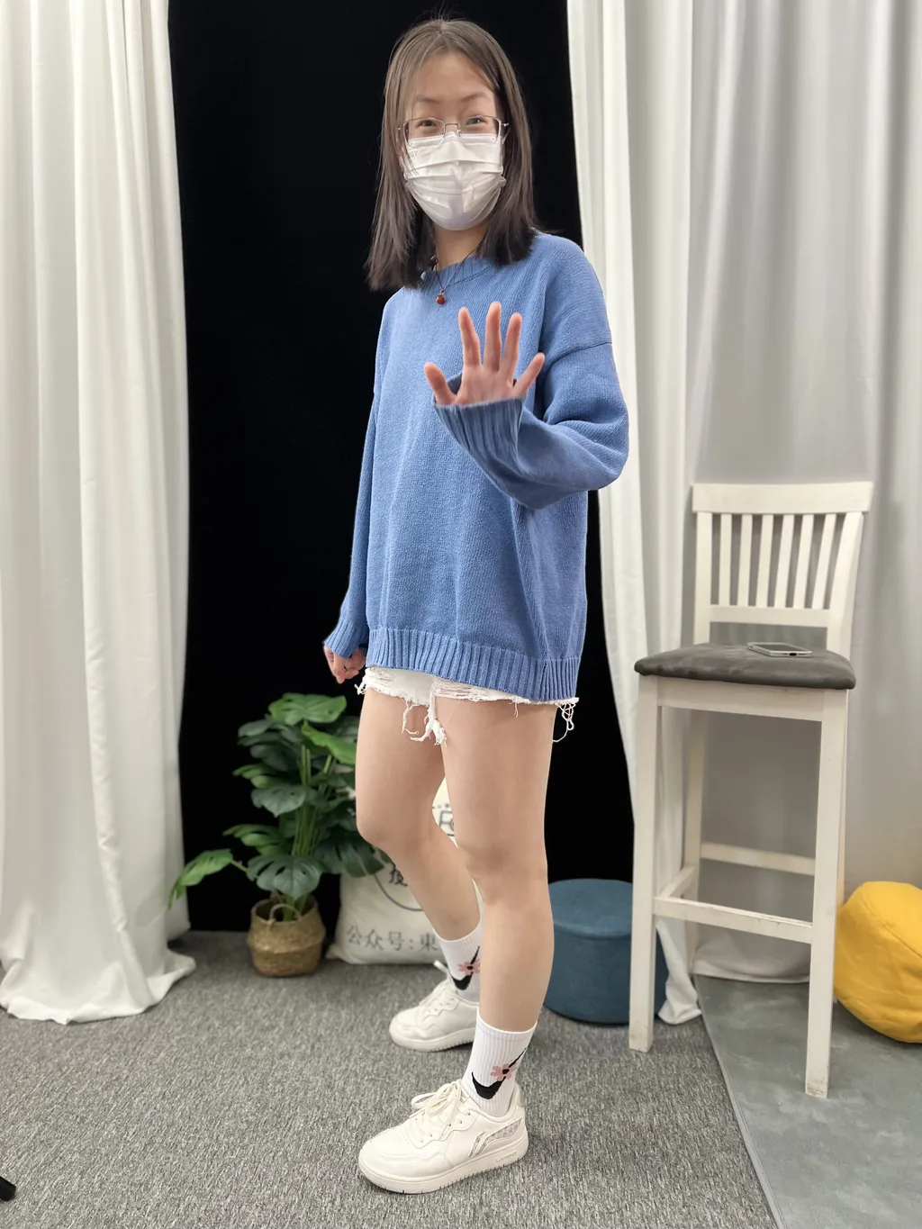 三禾摄影 NO.033 休闲短裤 棉袜 小白鞋[183P/2V/4.13GB] - 2