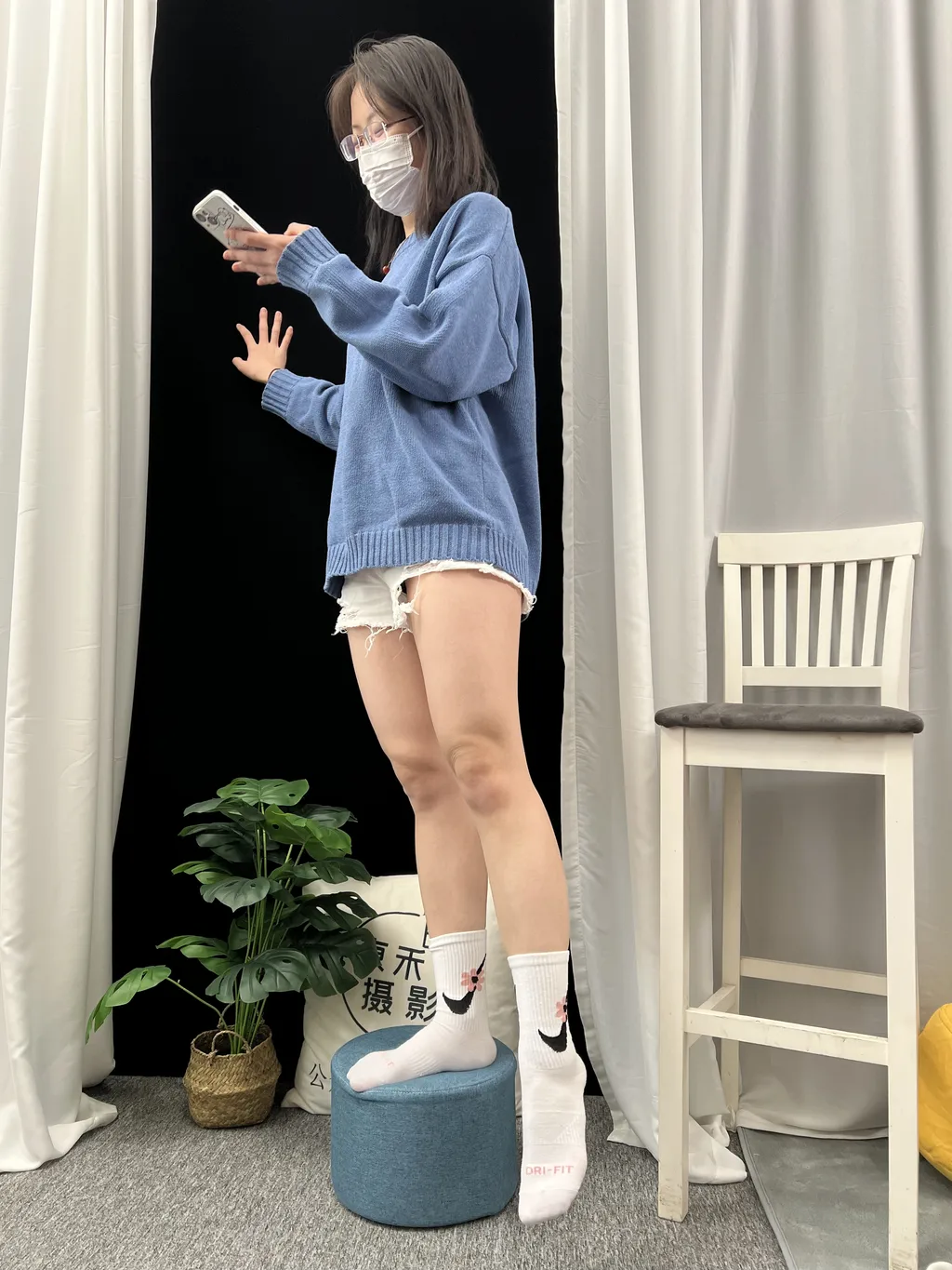 三禾摄影 NO.033 休闲短裤 棉袜 小白鞋[183P/2V/4.13GB] - 4