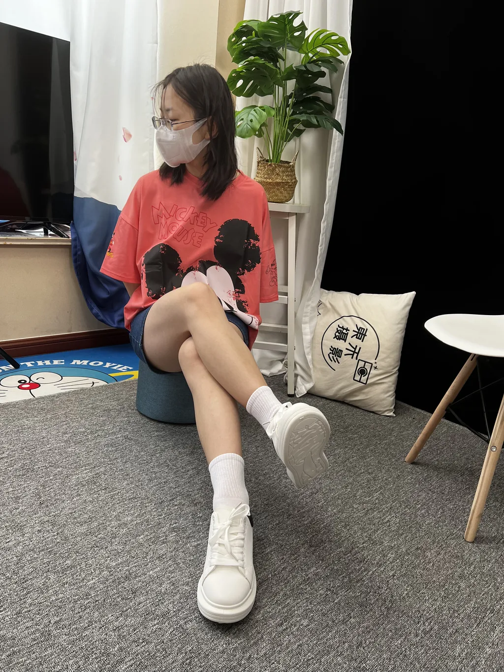 三禾摄影 NO.035 牛仔裙 棉袜 小白鞋[185P/2V/4.19GB] - 2