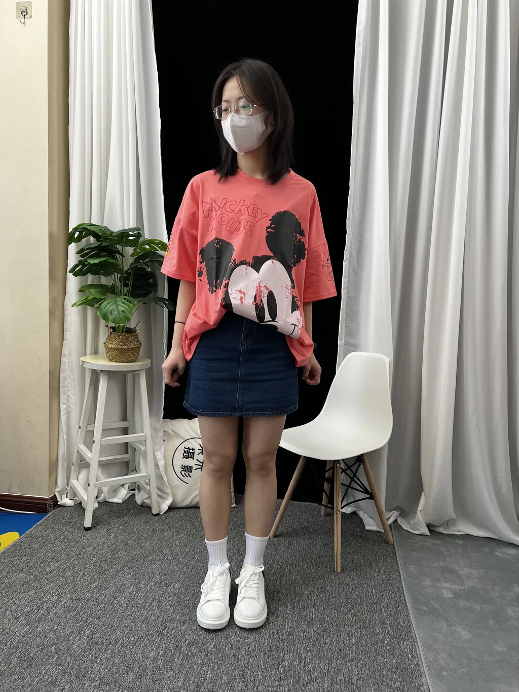 三禾摄影 NO.035 牛仔裙 棉袜 小白鞋[185P/2V/4.19GB] - 3