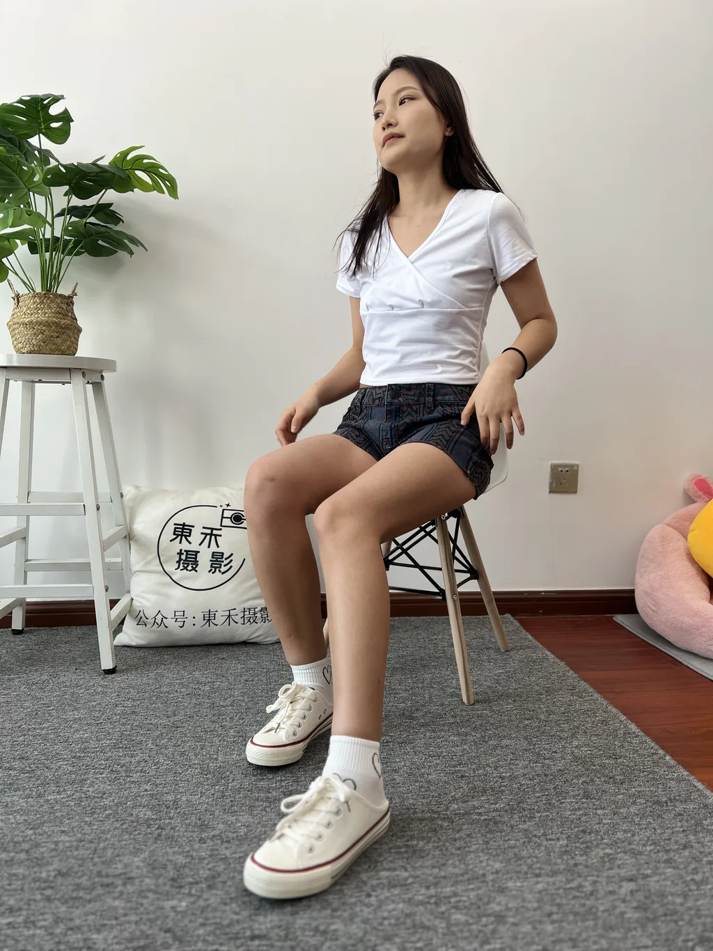 三禾摄影 NO.036 休闲短裤 棉袜[157P/1V/938MB] - 3